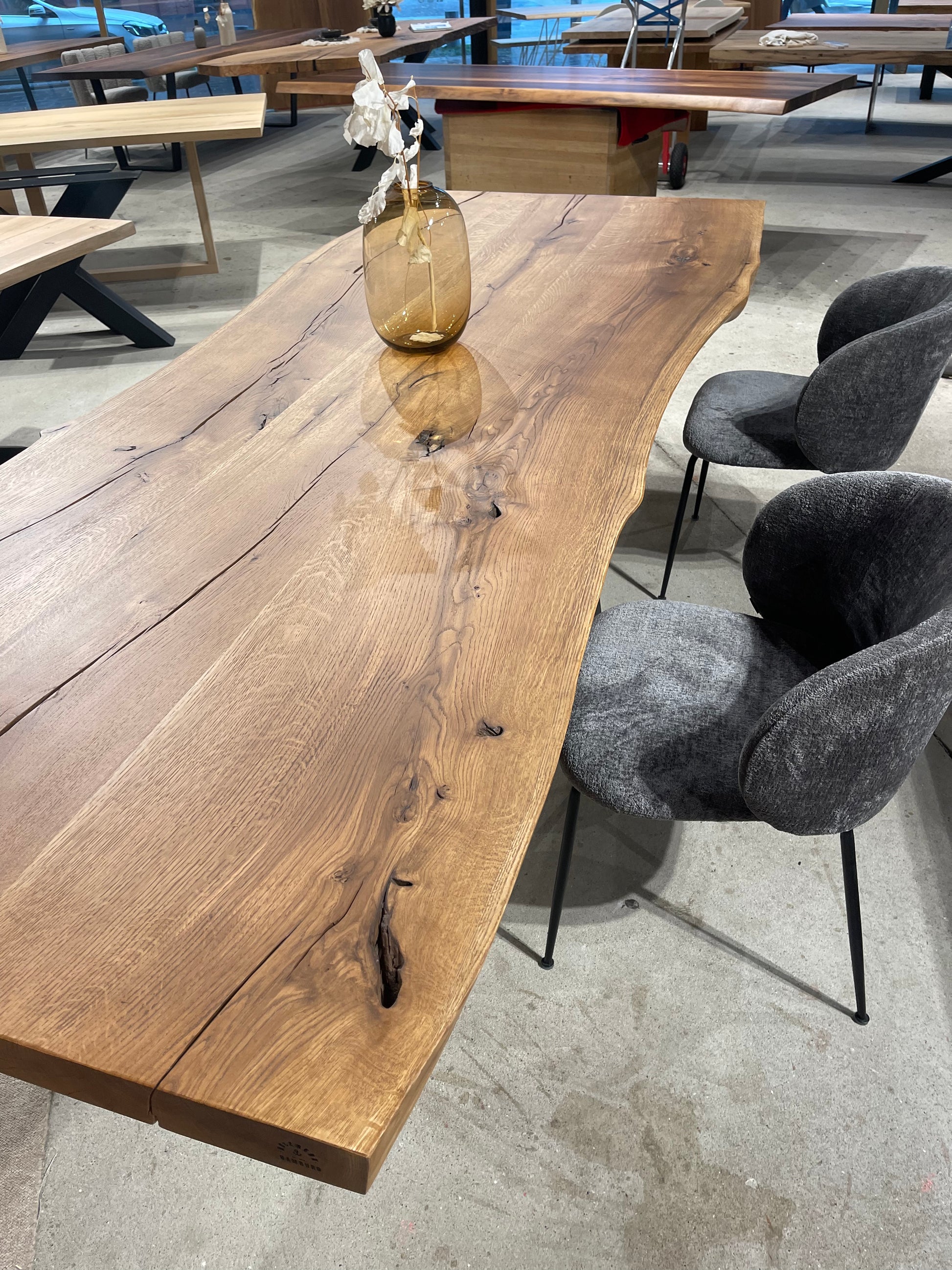 Esstisch Massivholz Unikat nach Maß von Holzwerk-Hamburg