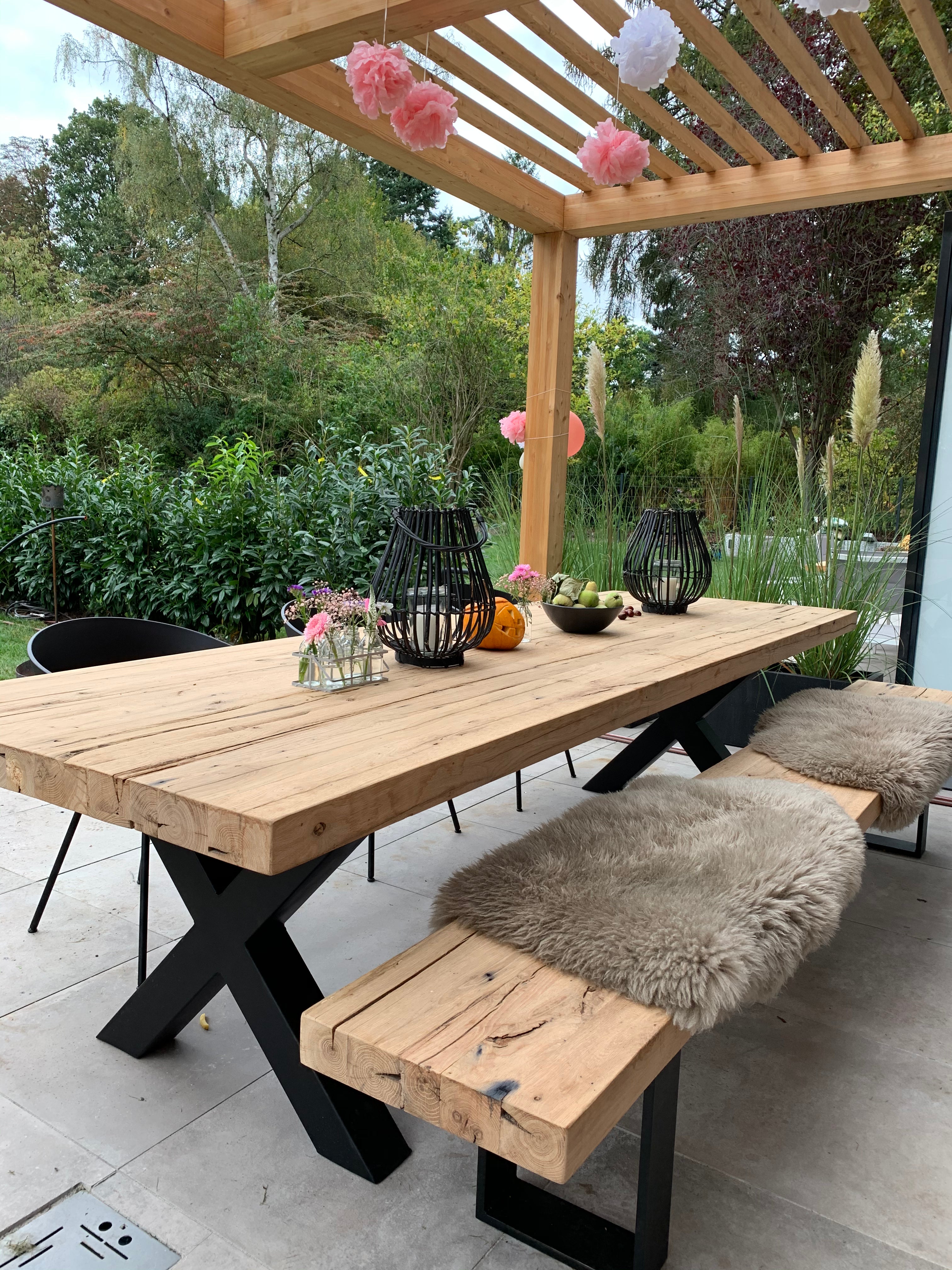 Gartentisch Massivholz | Holztisch Garten