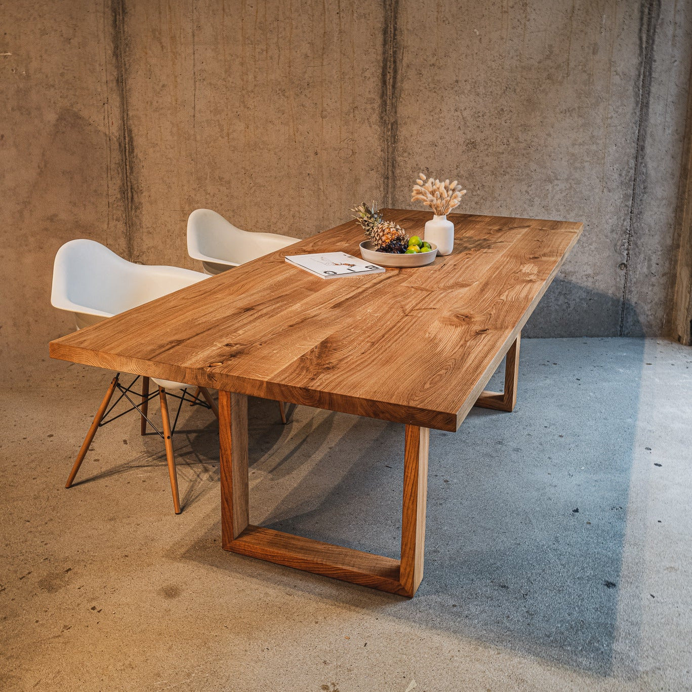 Holztisch nach Maß | Individueller Massivholztisch in Deiner Wunschgröße | Tischgestell aus Holz