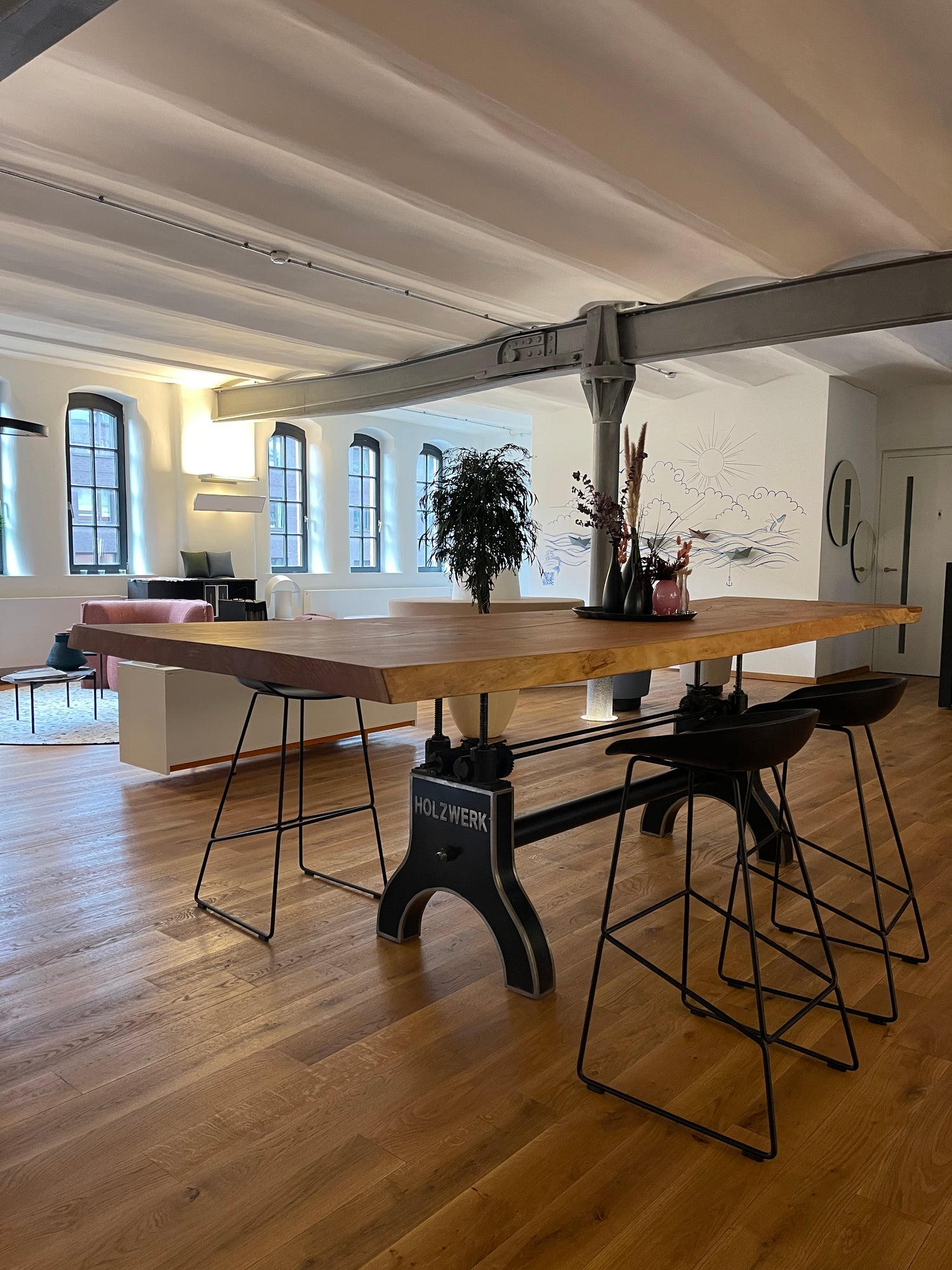 Massivholztisch | Bar | individuell nach Maß | Holzwerk Hamburg