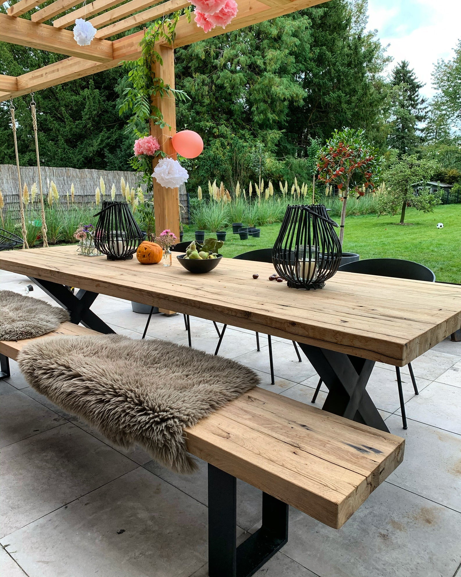Gartentisch | Holztisch Outdoor | Tisch für Terrasse 
