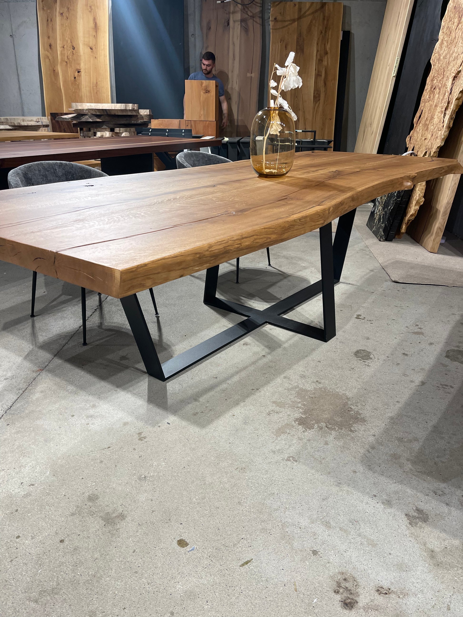 Schöner Holztisch aus Eiche von Holzwerk Hamburg 