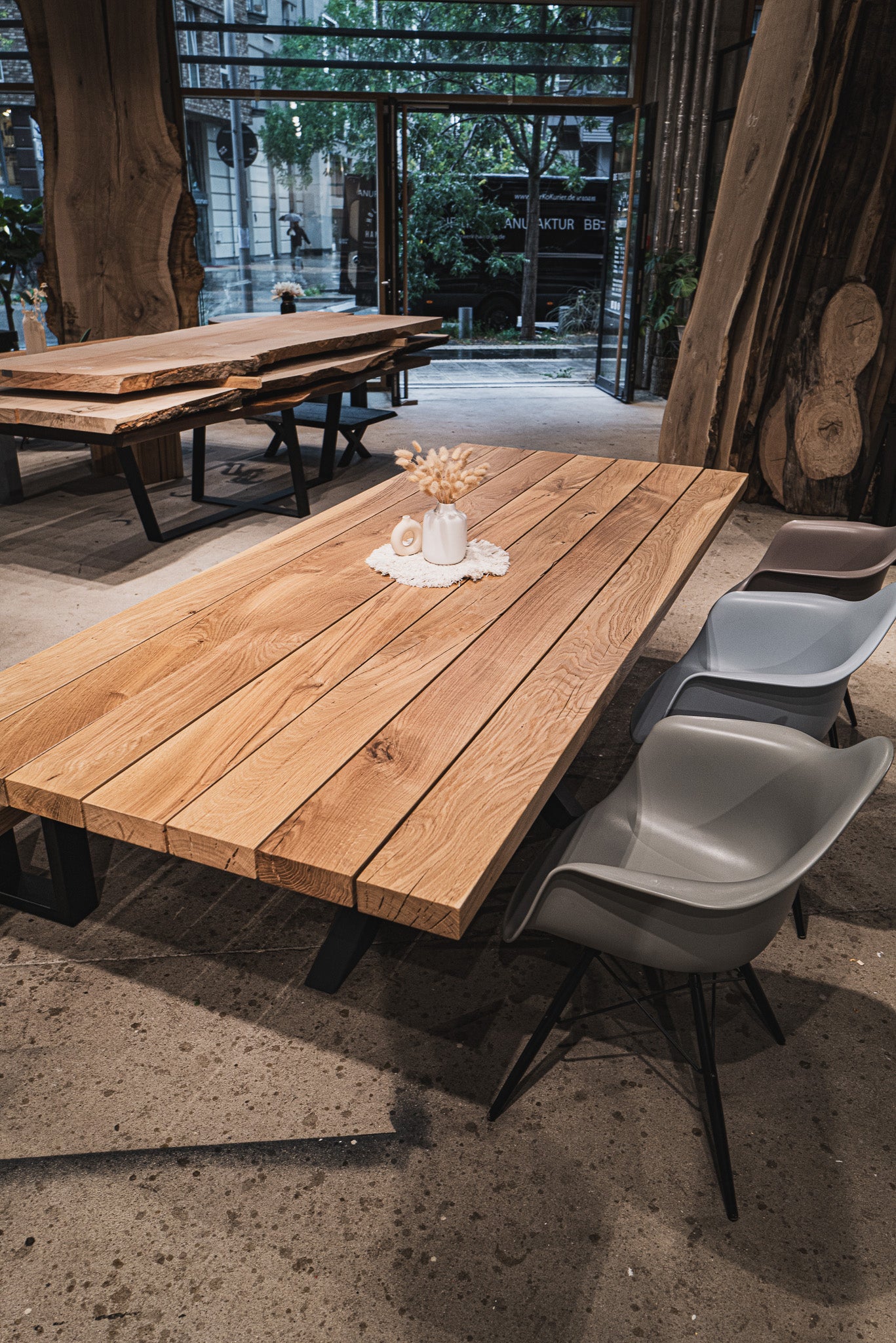 Holztisch Garten