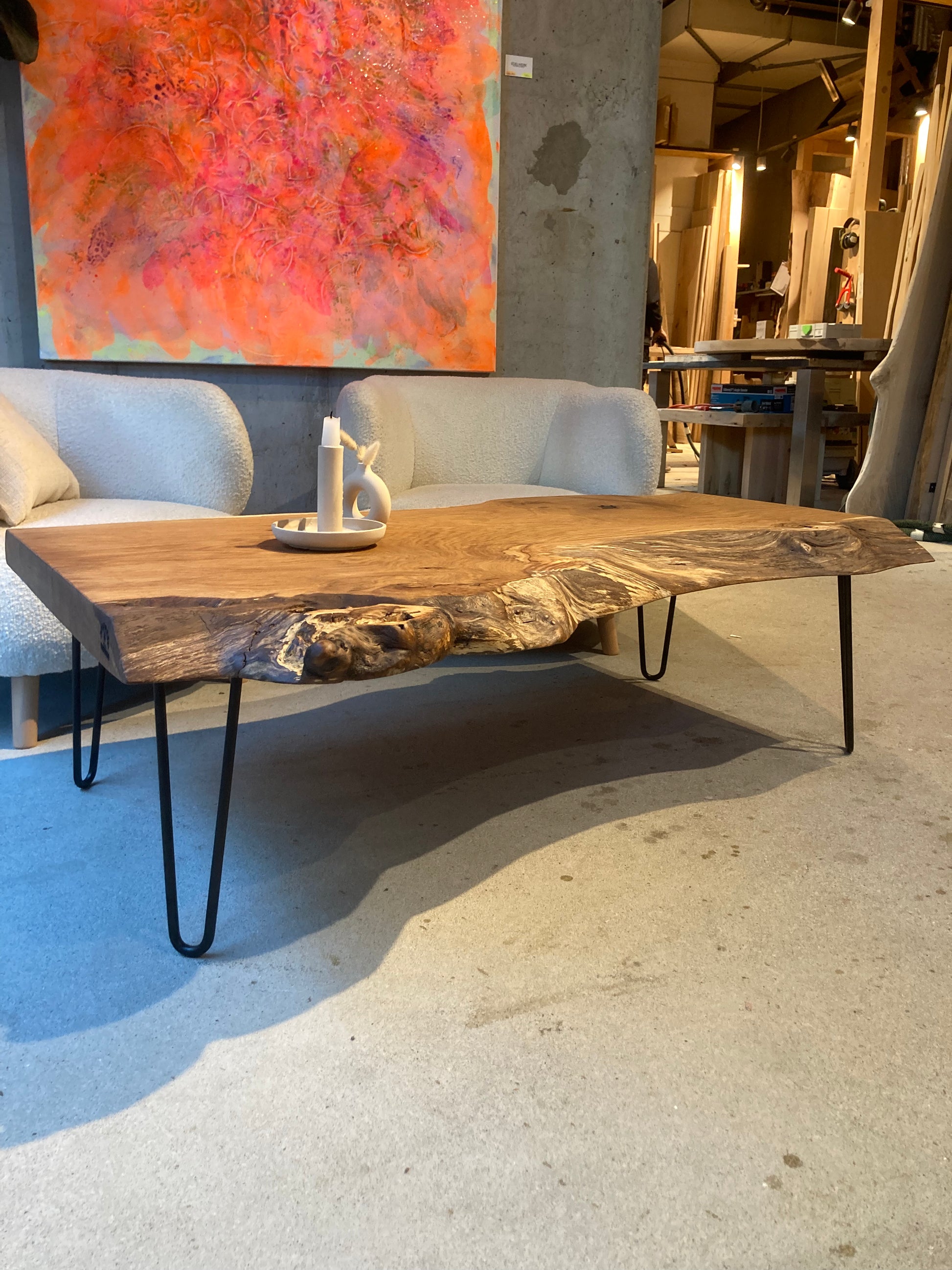 Couchtisch Massivholz Eiche