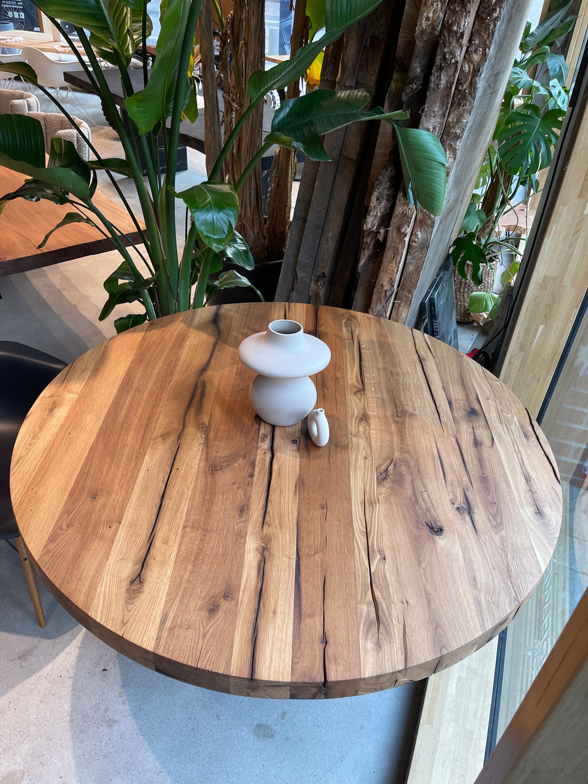 Esstisch rund Massivholz