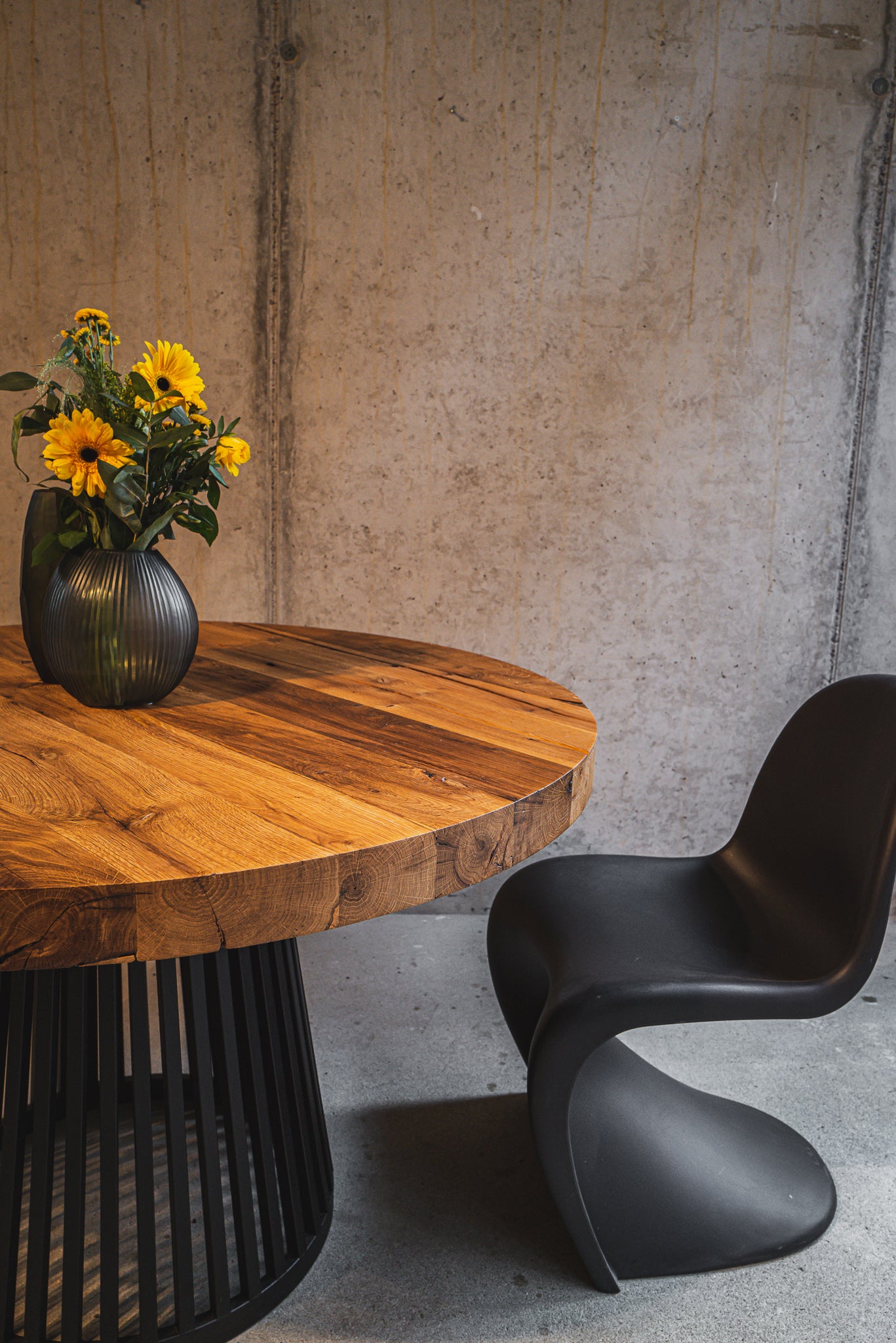 Tisch rund nach Maß | Runder Massivholztisch Hamburg