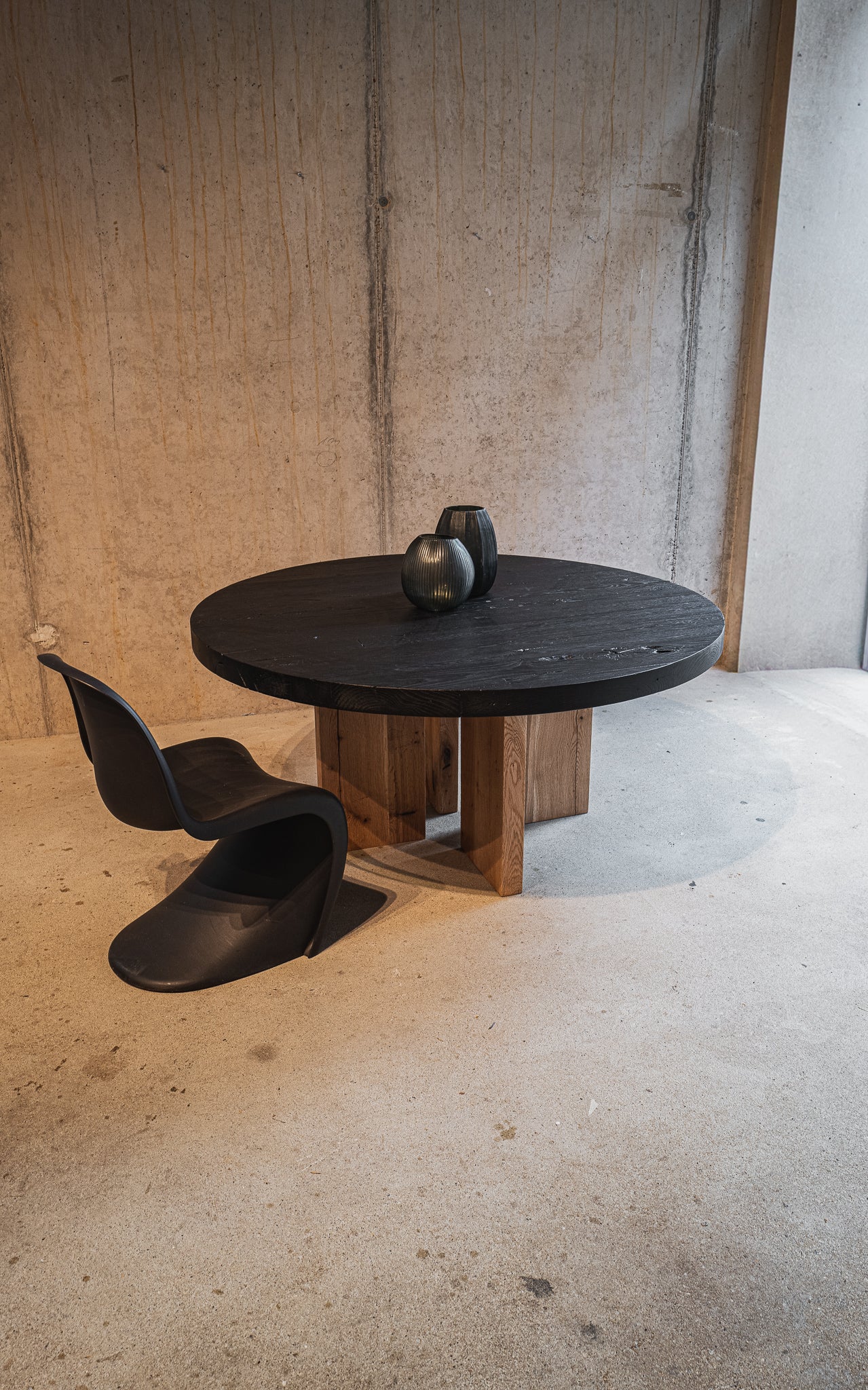 Geköhlter Tisch rund 