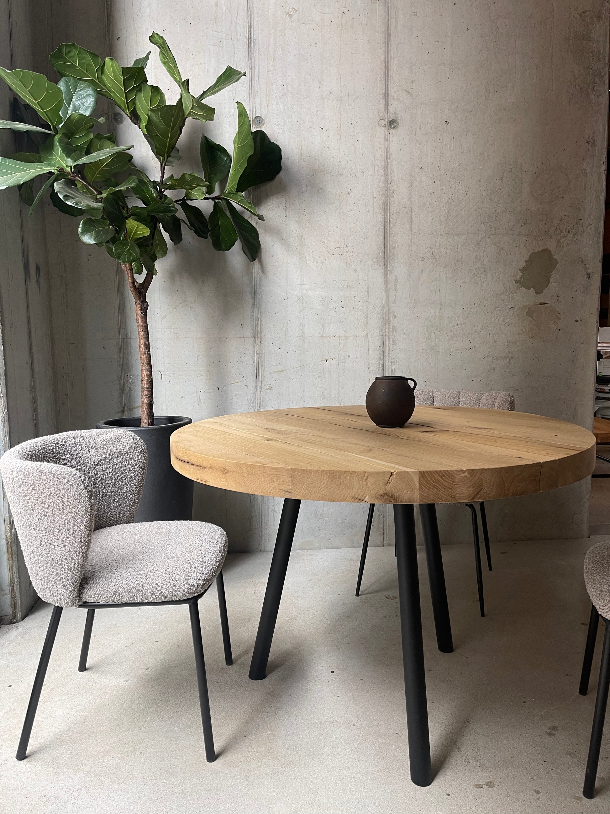 Massivholztisch rund nach Maß | Holzwerk Hamburg 