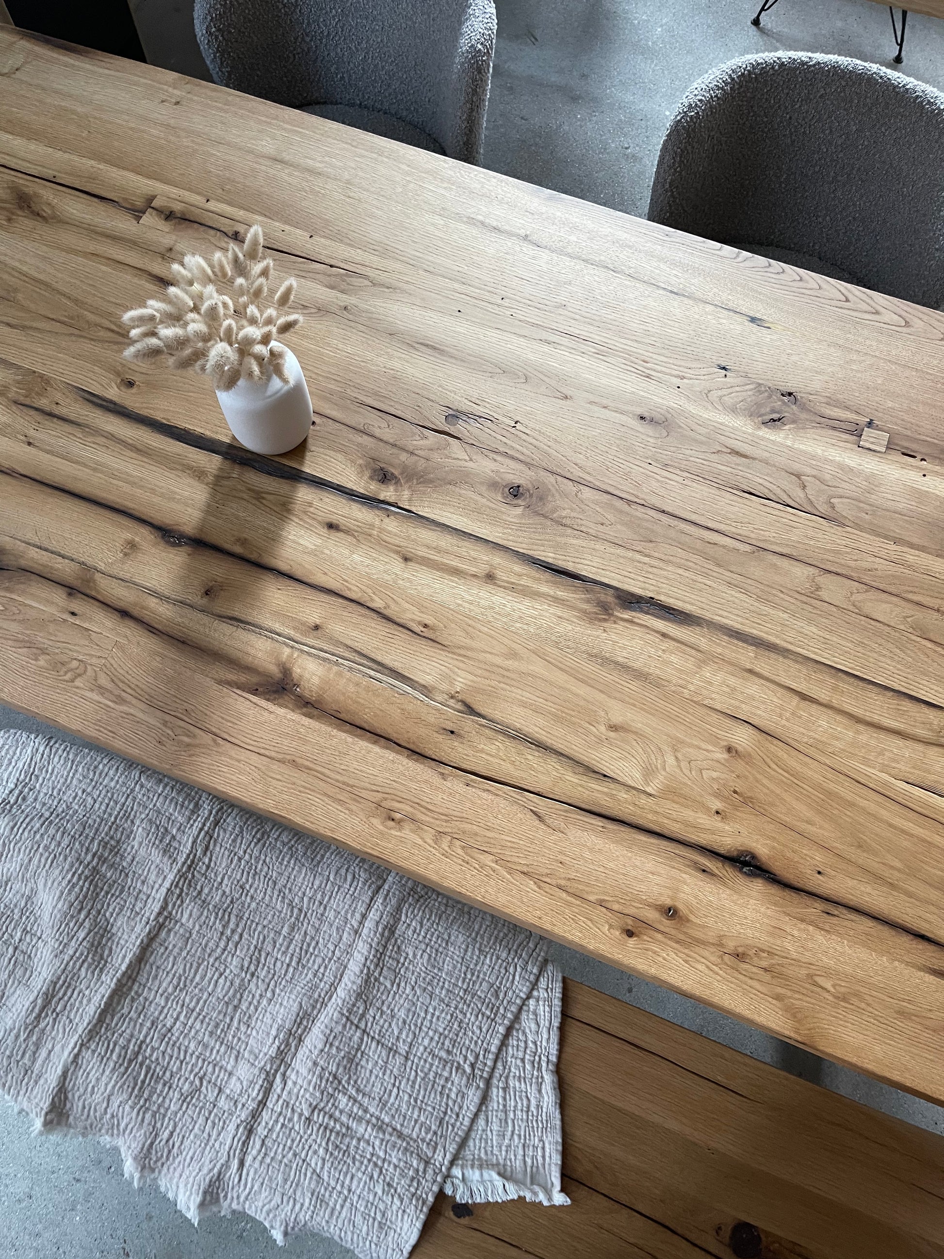 Esstisch Massivholz Eiche Natürlich 