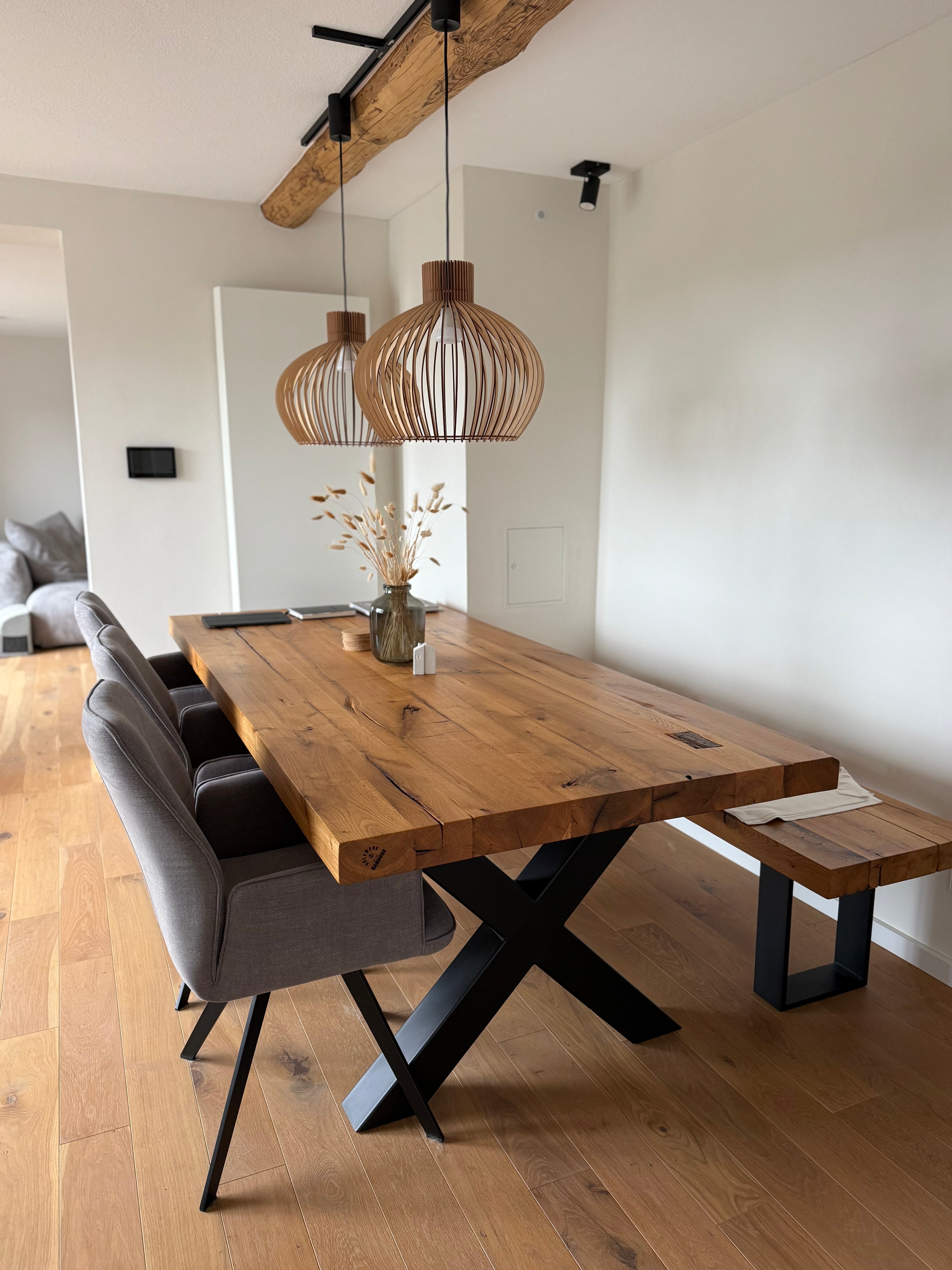 Esstisch Massivholztisch Eiche-Altholz