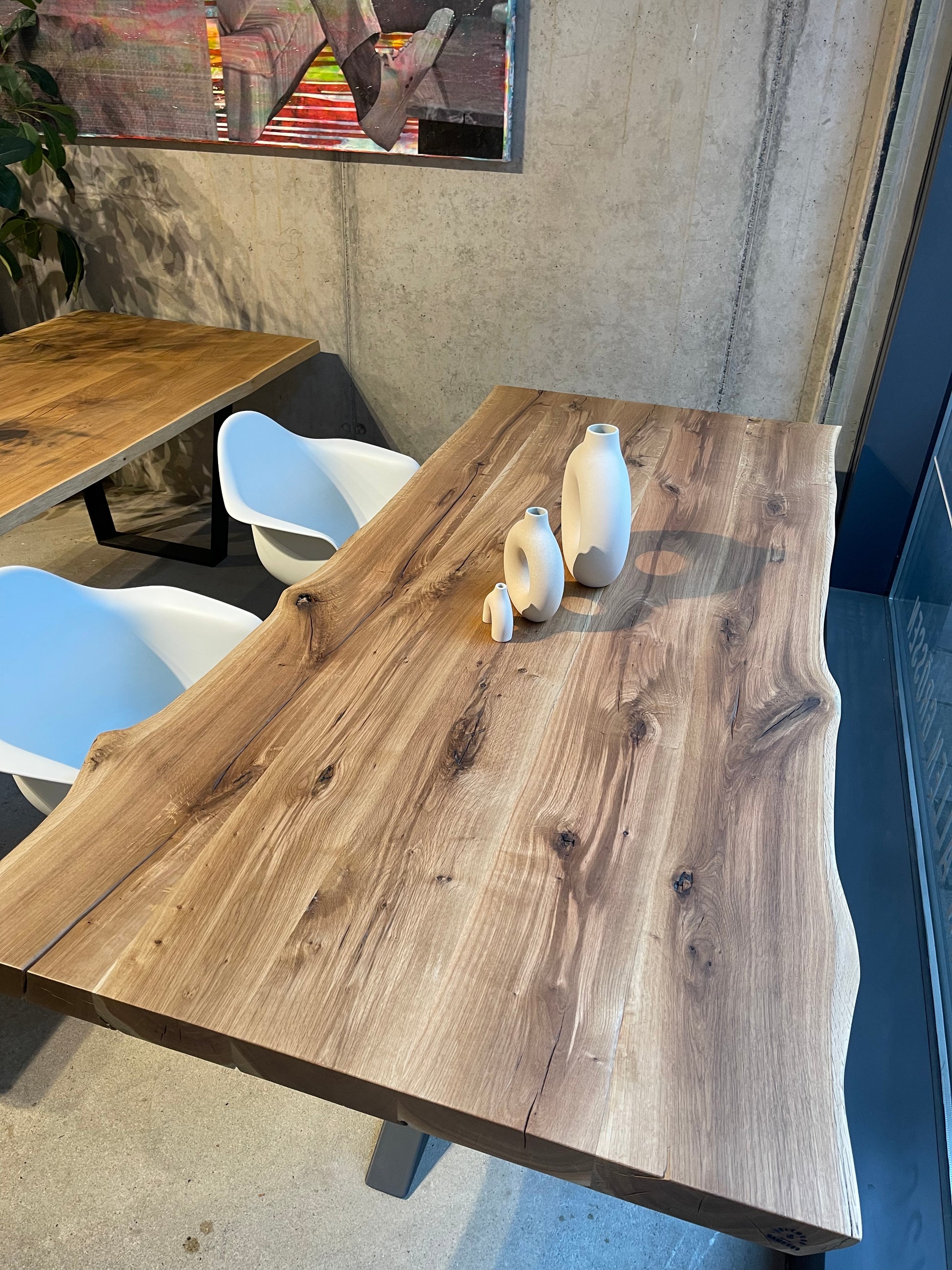 Esstisch Eiche mit Baumkante 