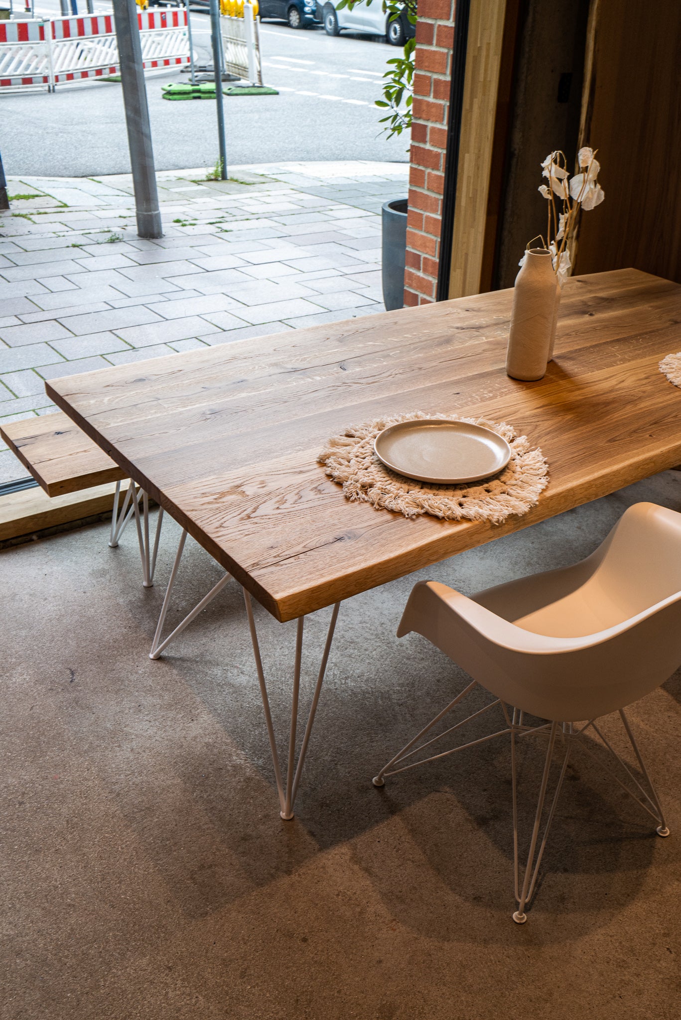 Massivholztisch modern Eichenholz nach Maß