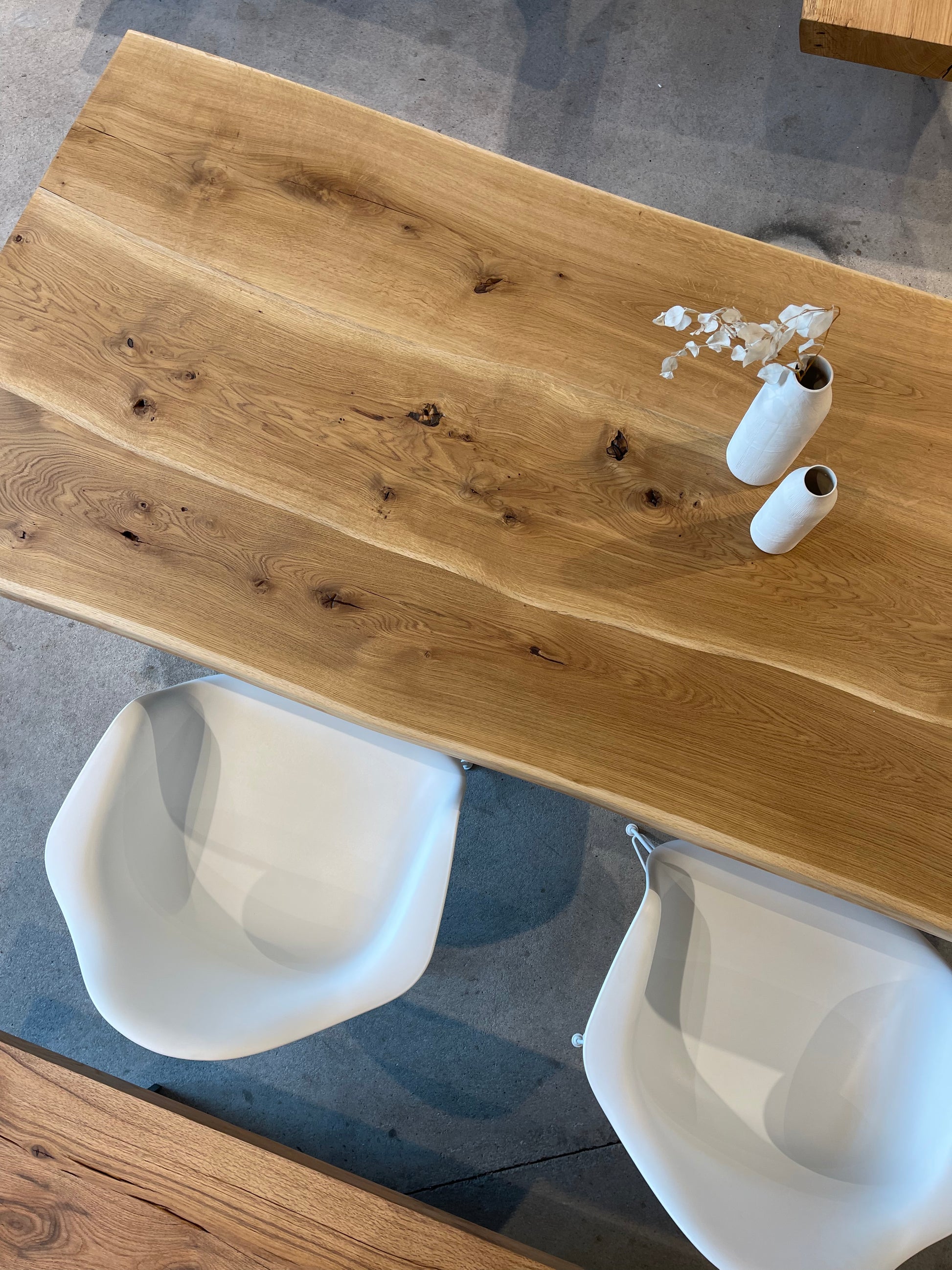 Esstisch Eiche mit Baumkante 