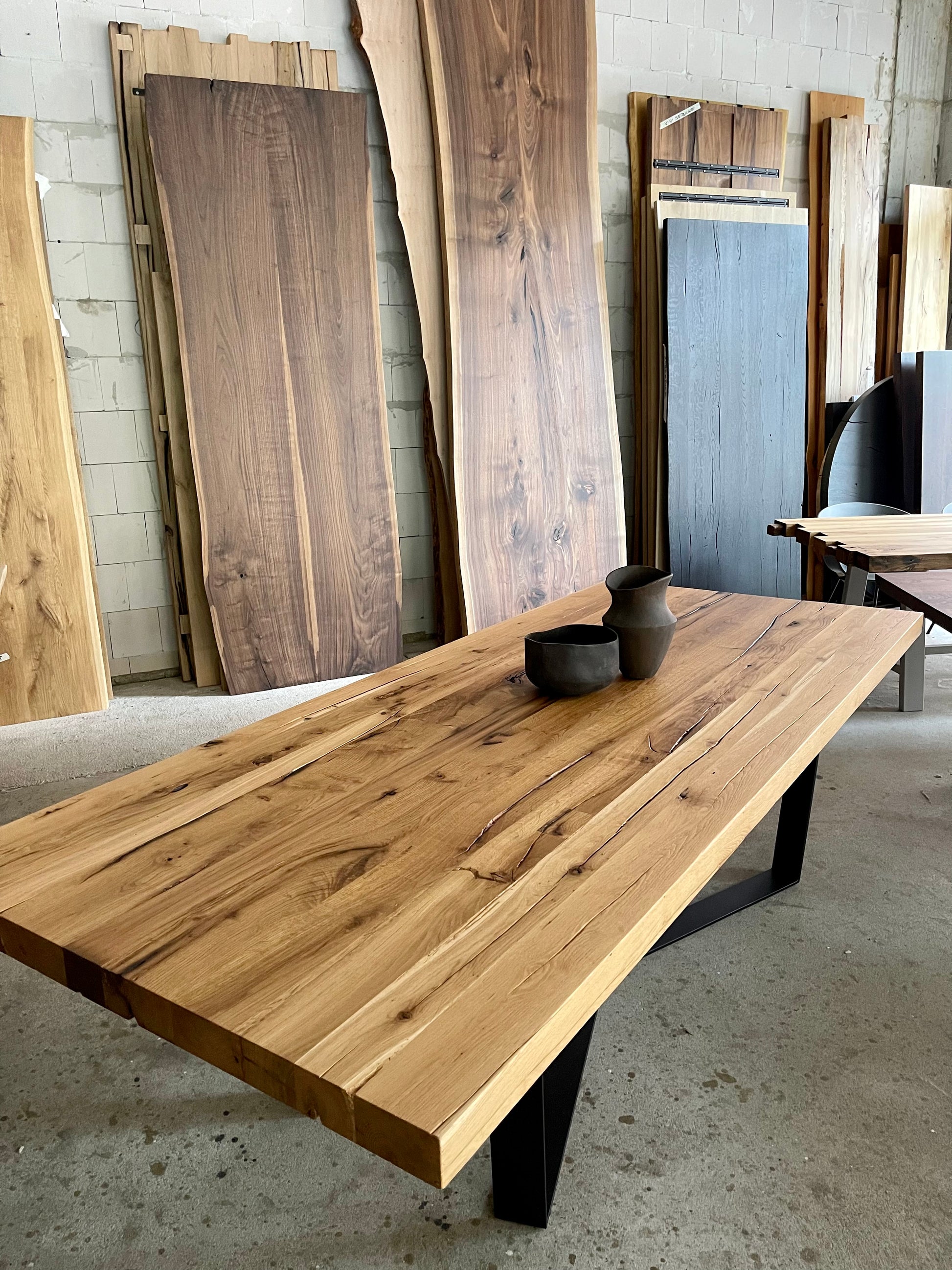 Tisch aus Massivholz Eiche nach Maß