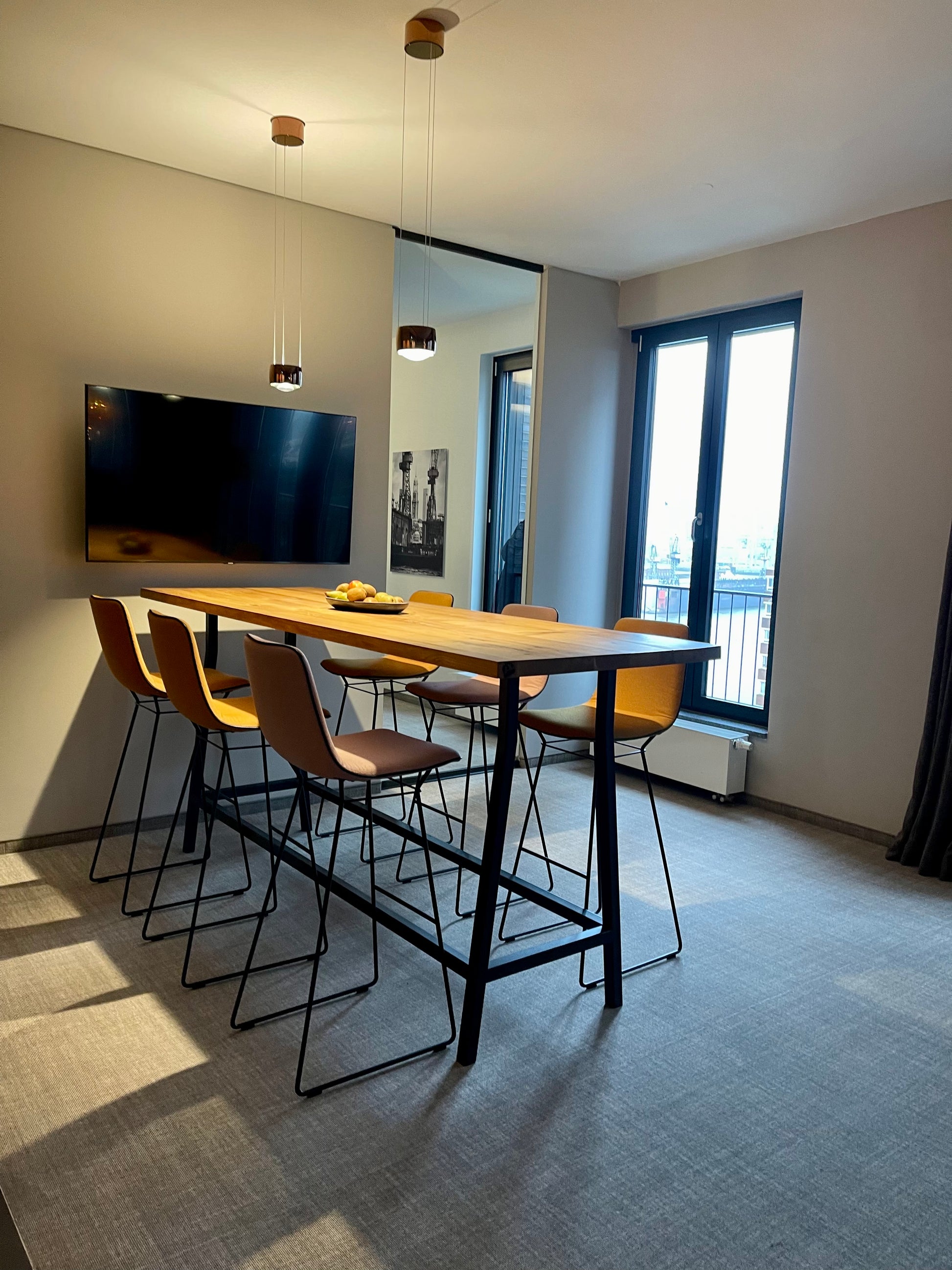 Hochtisch Besprechungstisch Konferenztisch Holz