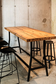 Bartisch Hochtisch aus Eichenholz Altholz