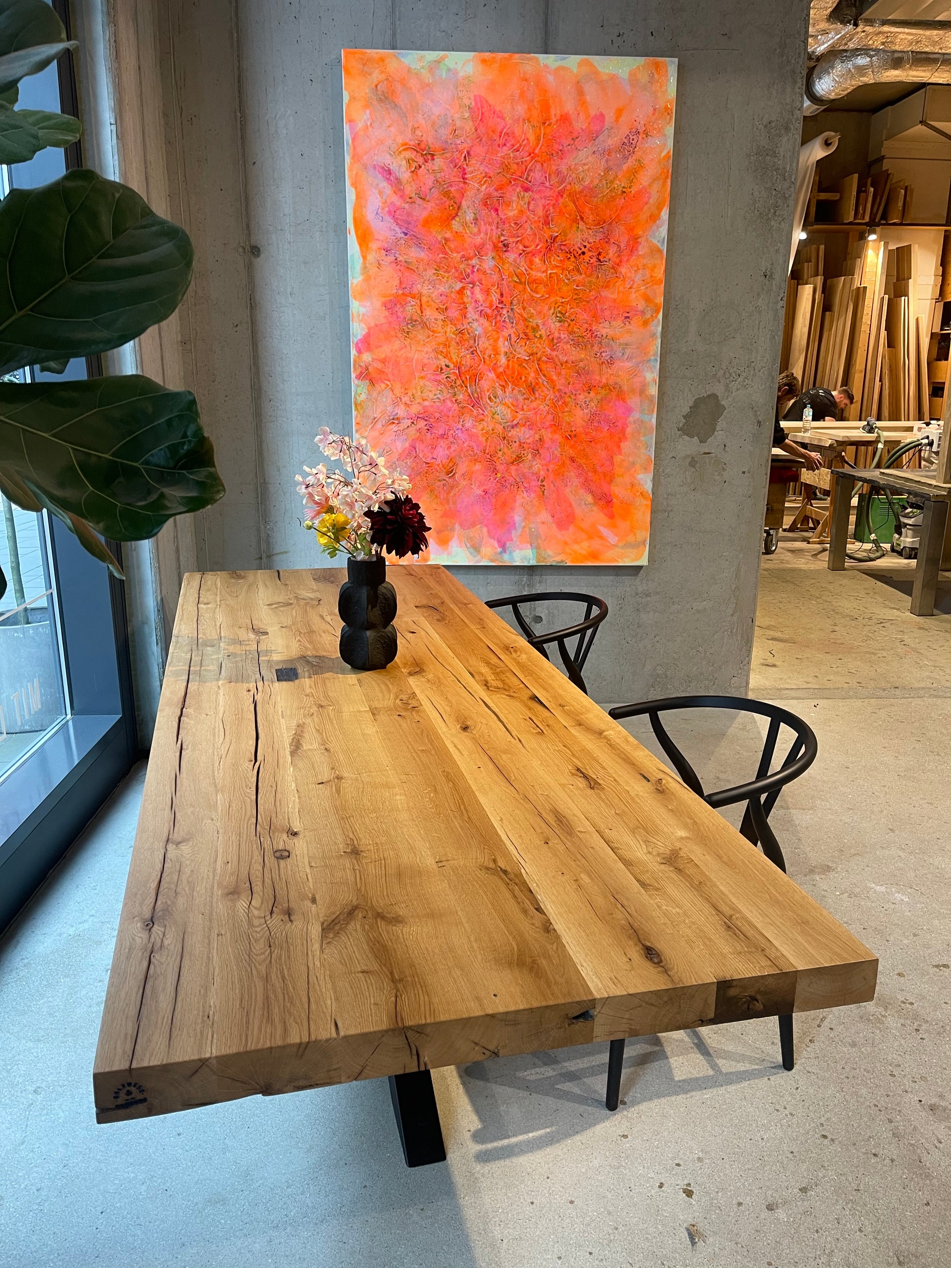 Holztisch aus Eiche von Holzwerk Hamburg 