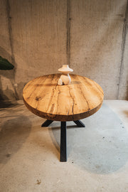 Massivholztisch oval Eiche | Ovaler Esstisch aus Eichenholz