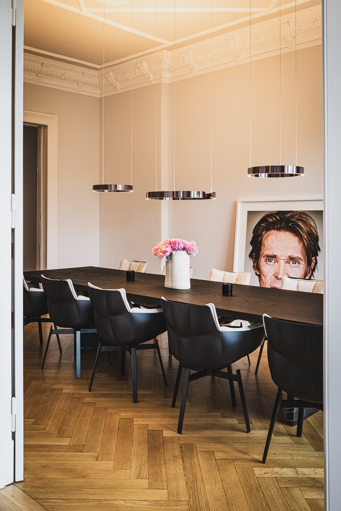 Massivholztisch geköhlt 