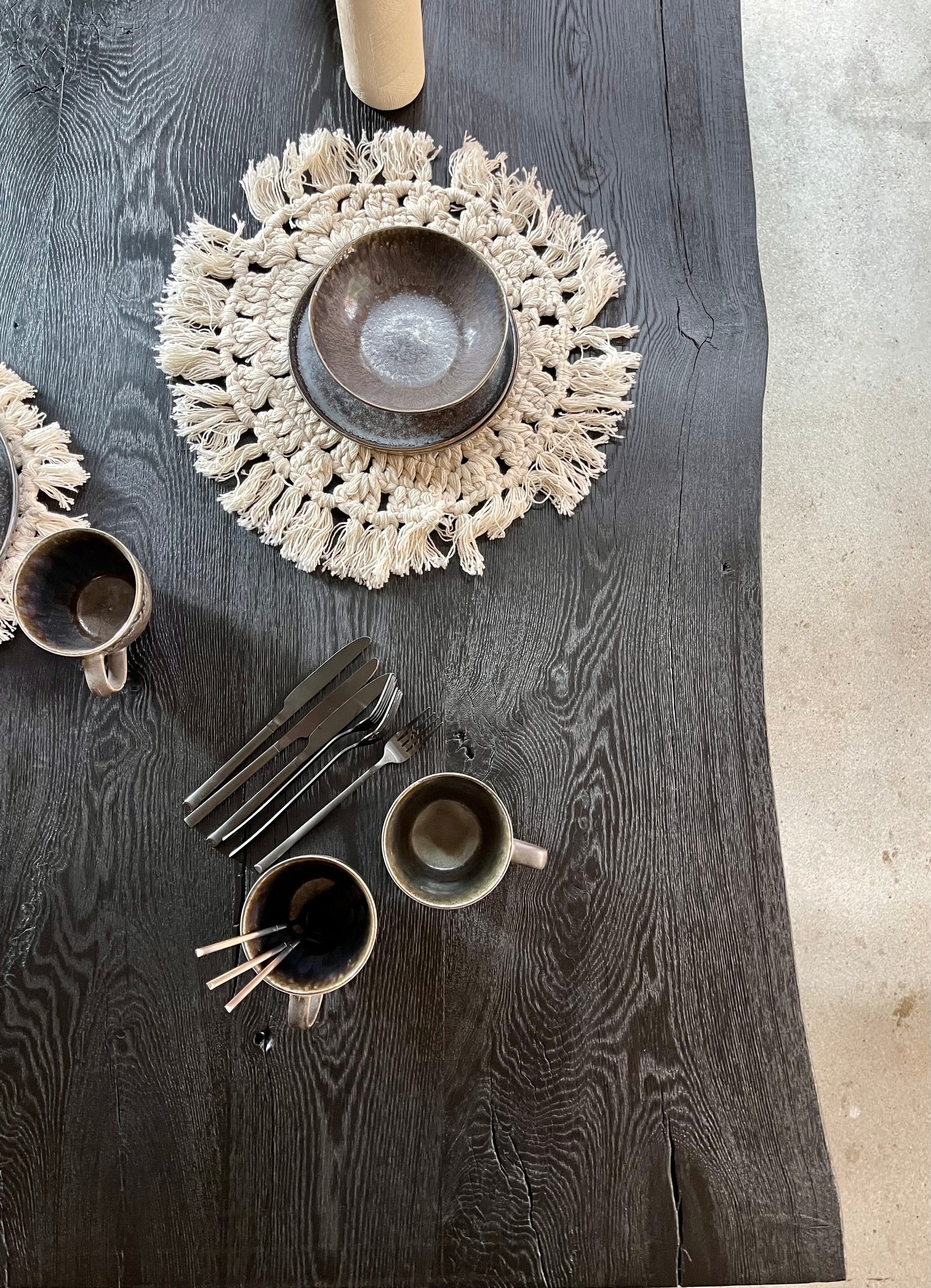 Geköhlte Tisch | Holzwerk Hamburg 