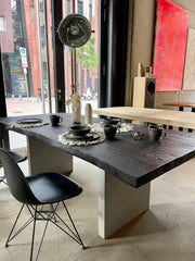 Schwarzer Esstisch - Esszimmer Tisch schwarz 