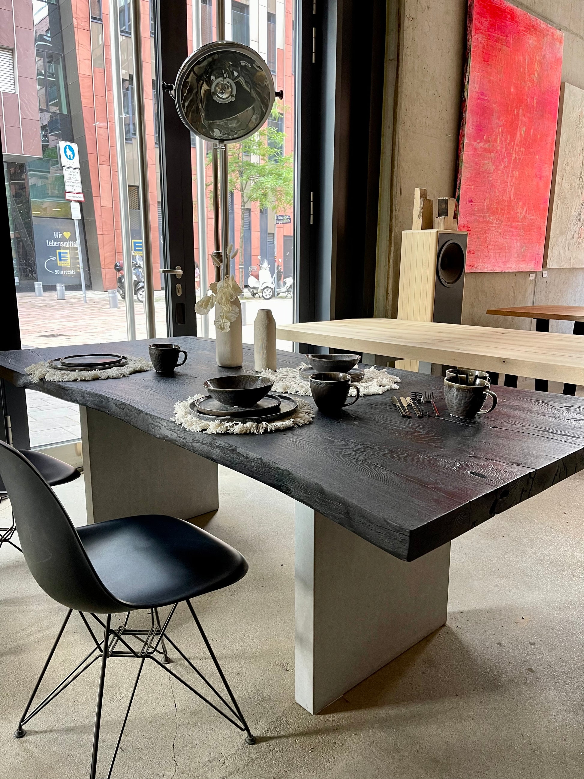 Schwarzer Esstisch - Esszimmer Tisch schwarz 