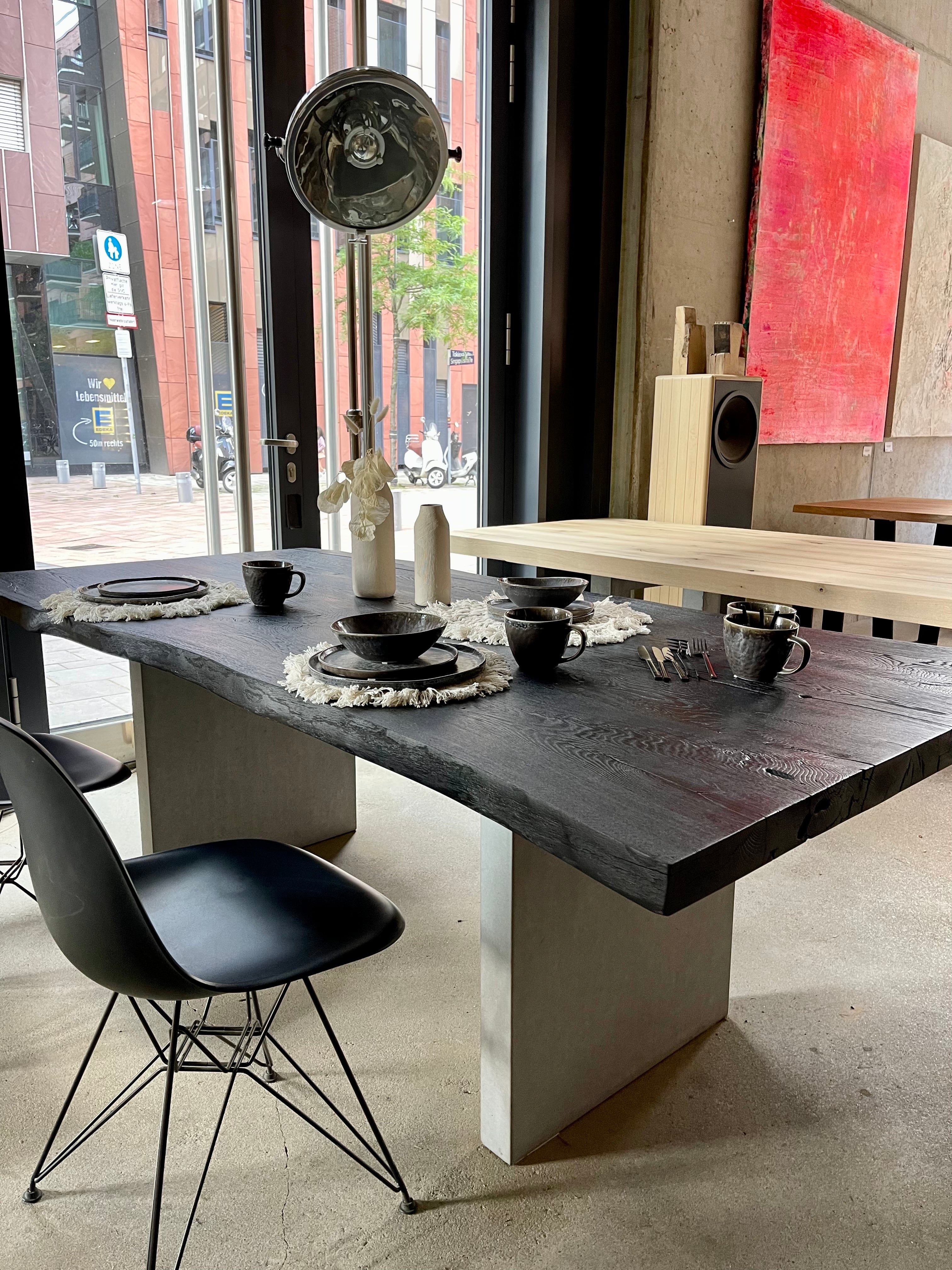 Schwarzer Esstisch - Esszimmer Tisch schwarz 