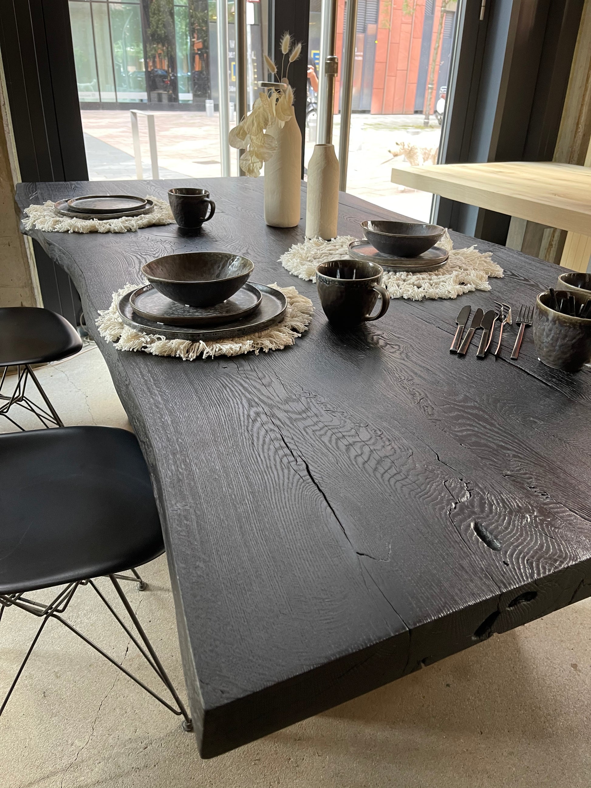 Esstisch geköhlt Massivholz Esszimmertisch Holzwerk Hamburg 