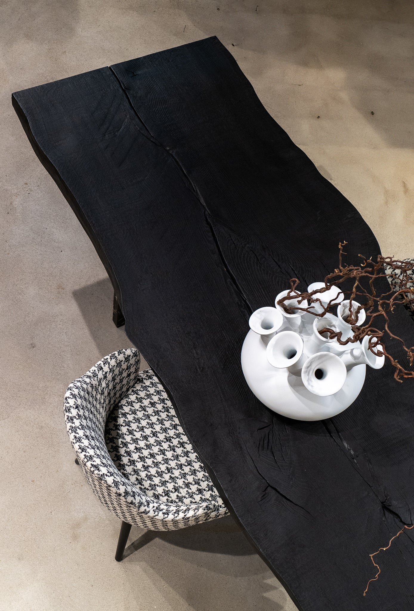 Massivholztisch geköhlt | Holzwerk Hamburg 