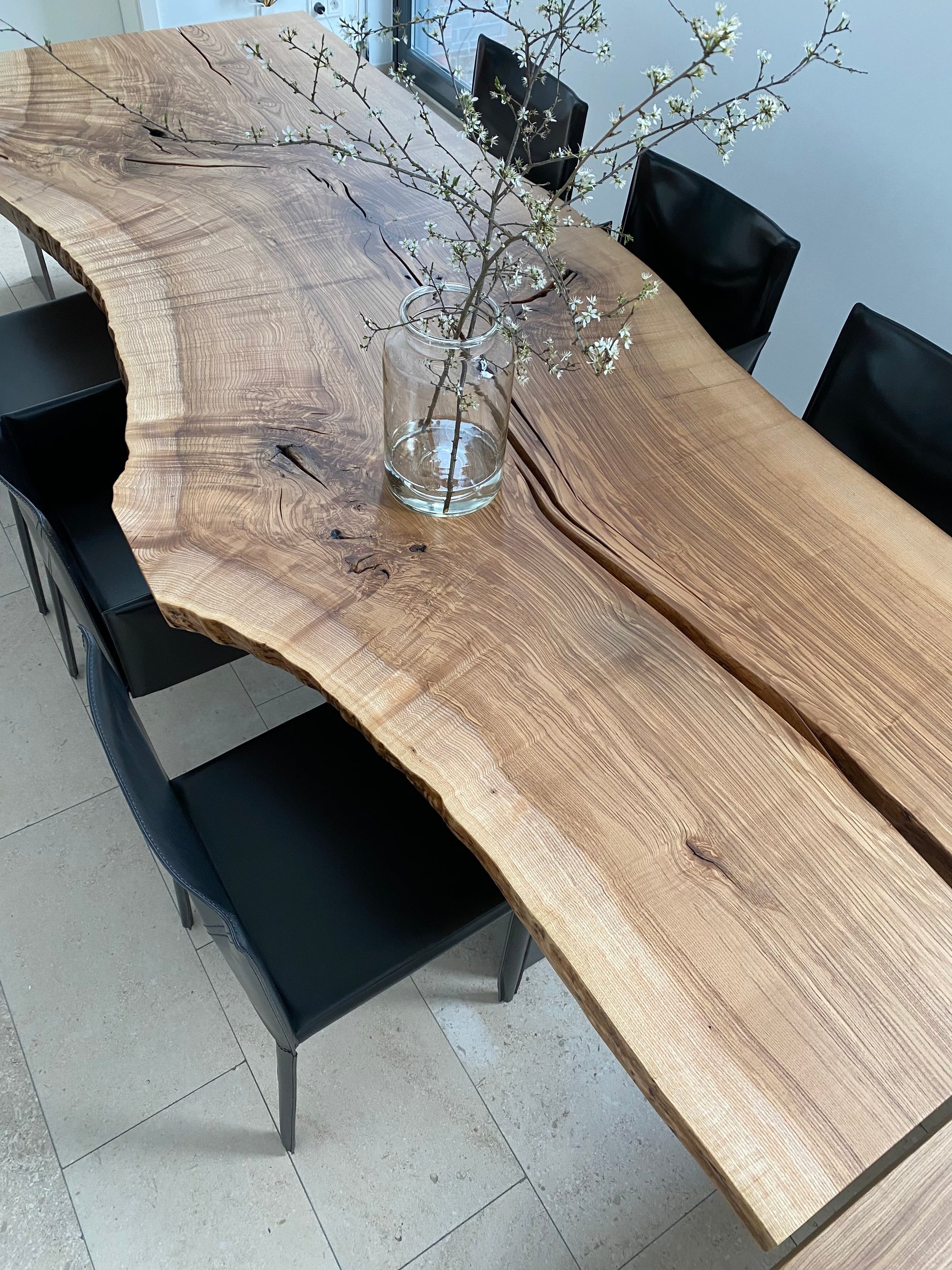 Massivholztisch Monolith Eschenholz Esstisch 