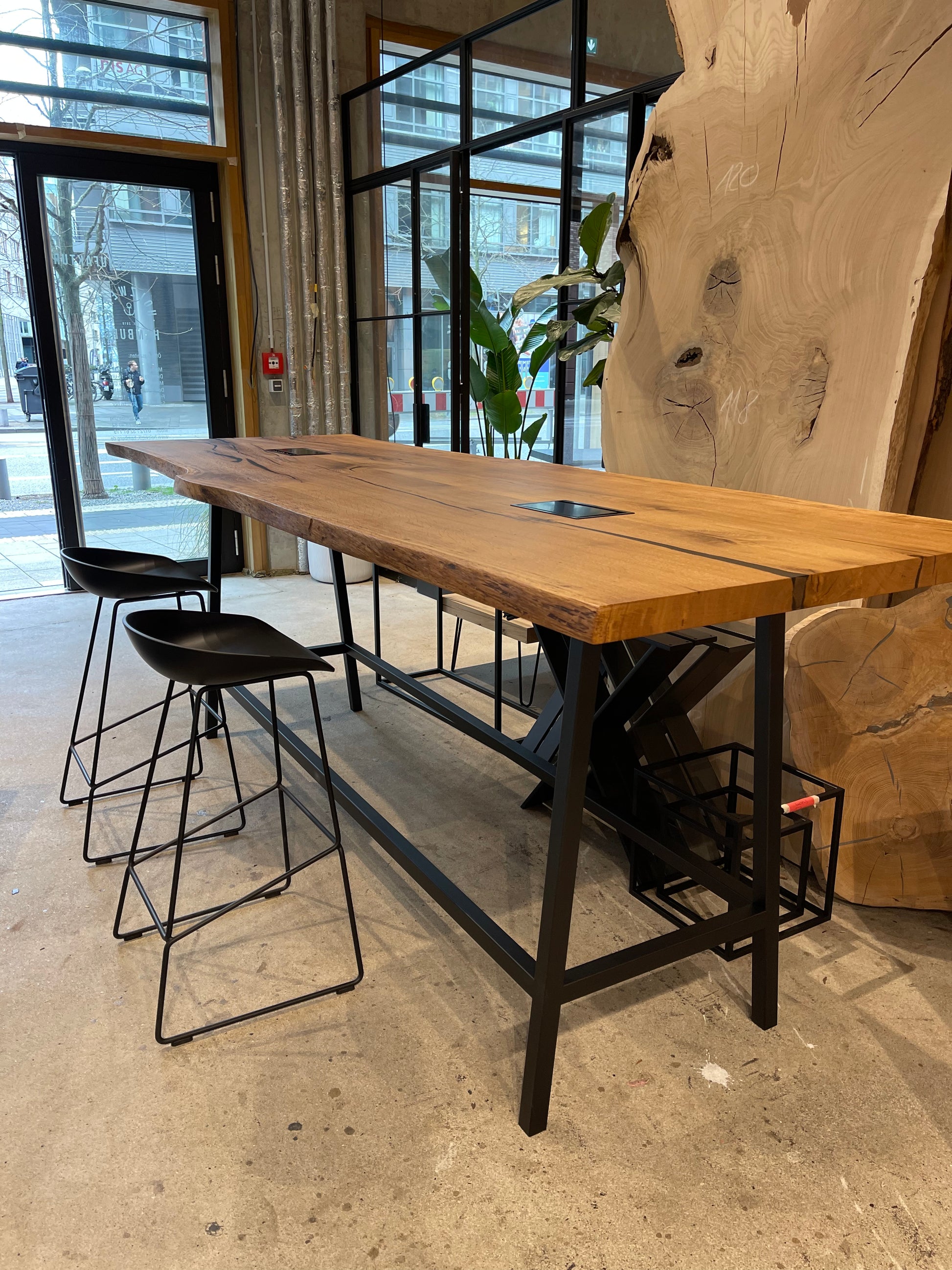 Hochtisch Besprechungstisch | Bartisch Massivholz