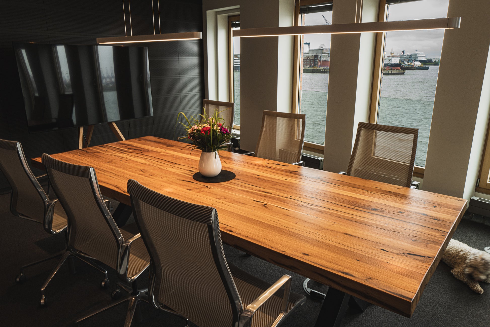 Konferenztisch Holz Eichenholz 