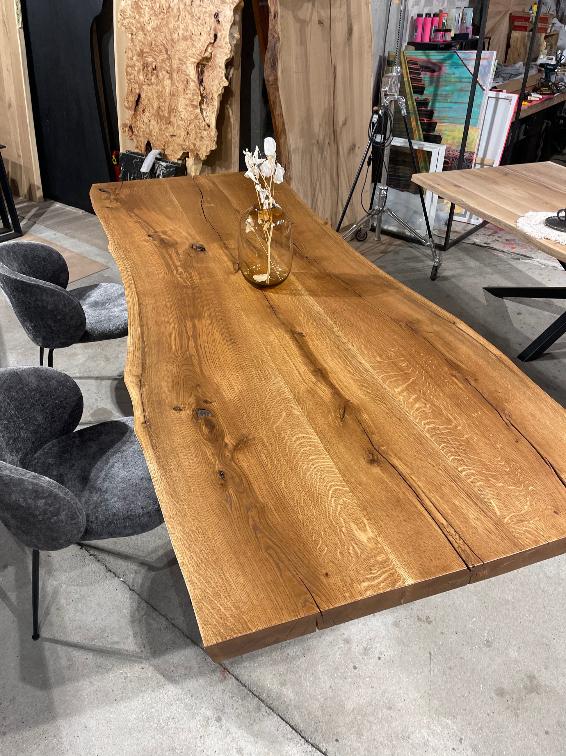 Massivholztisch nach Maß von der Tischmanufaktur Holzwerk-Hamburg 