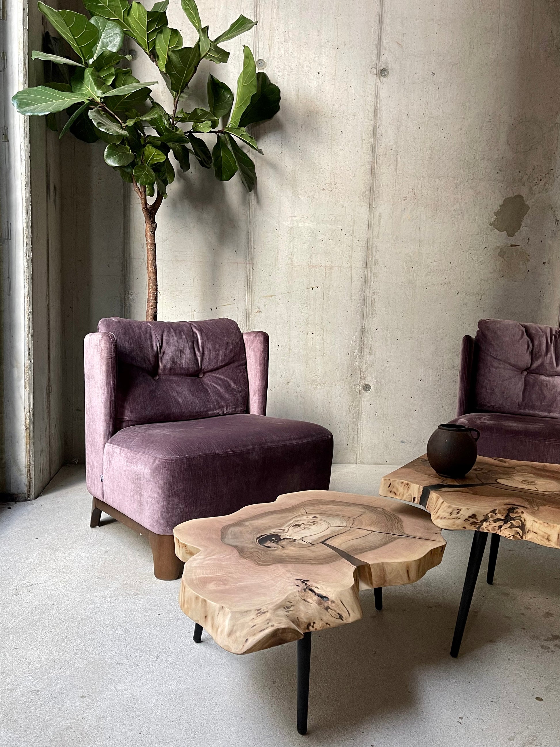 Coffee Table Wood Massivholz 