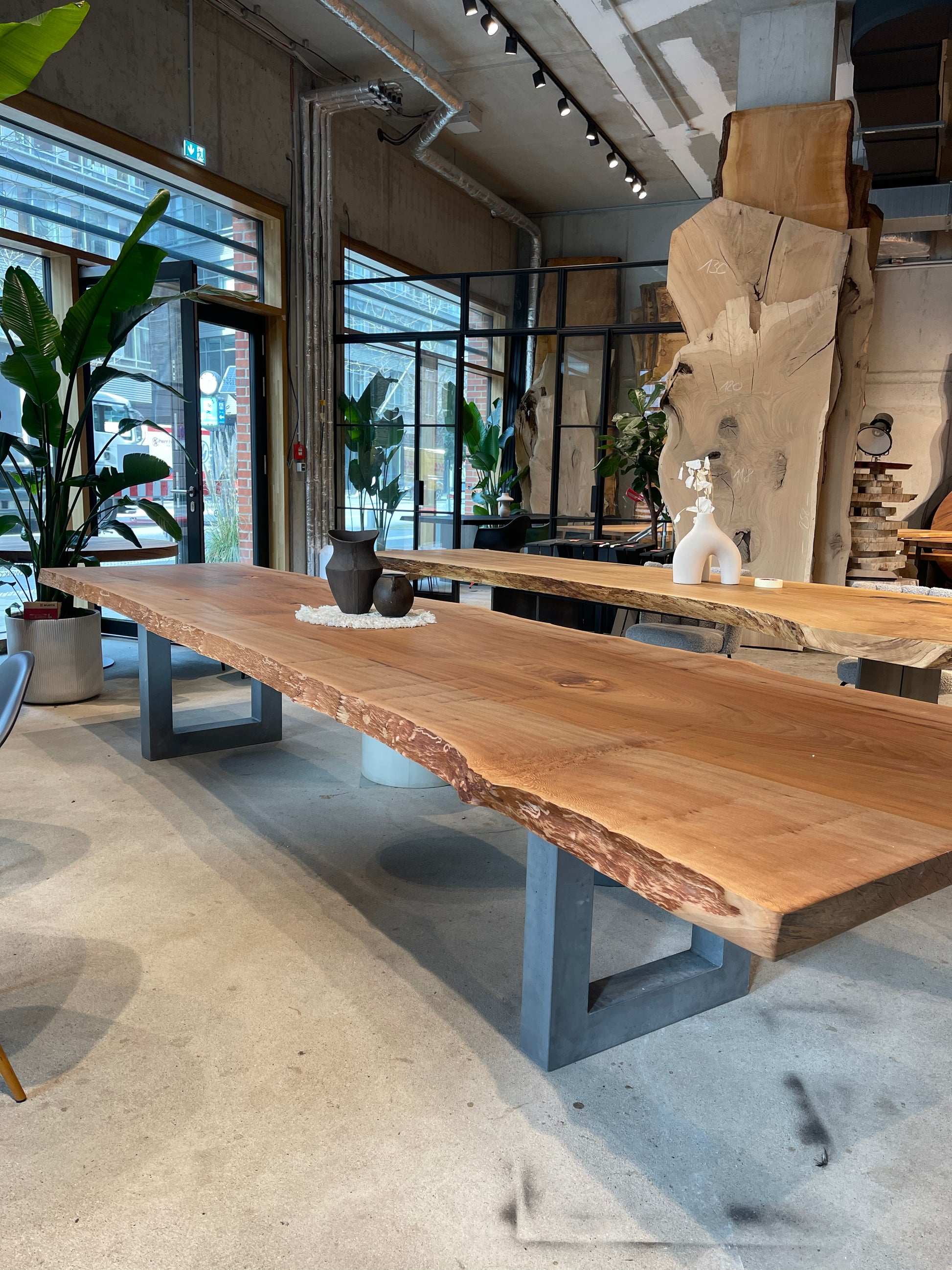 Massivholztisch Unikat Baumtisch 