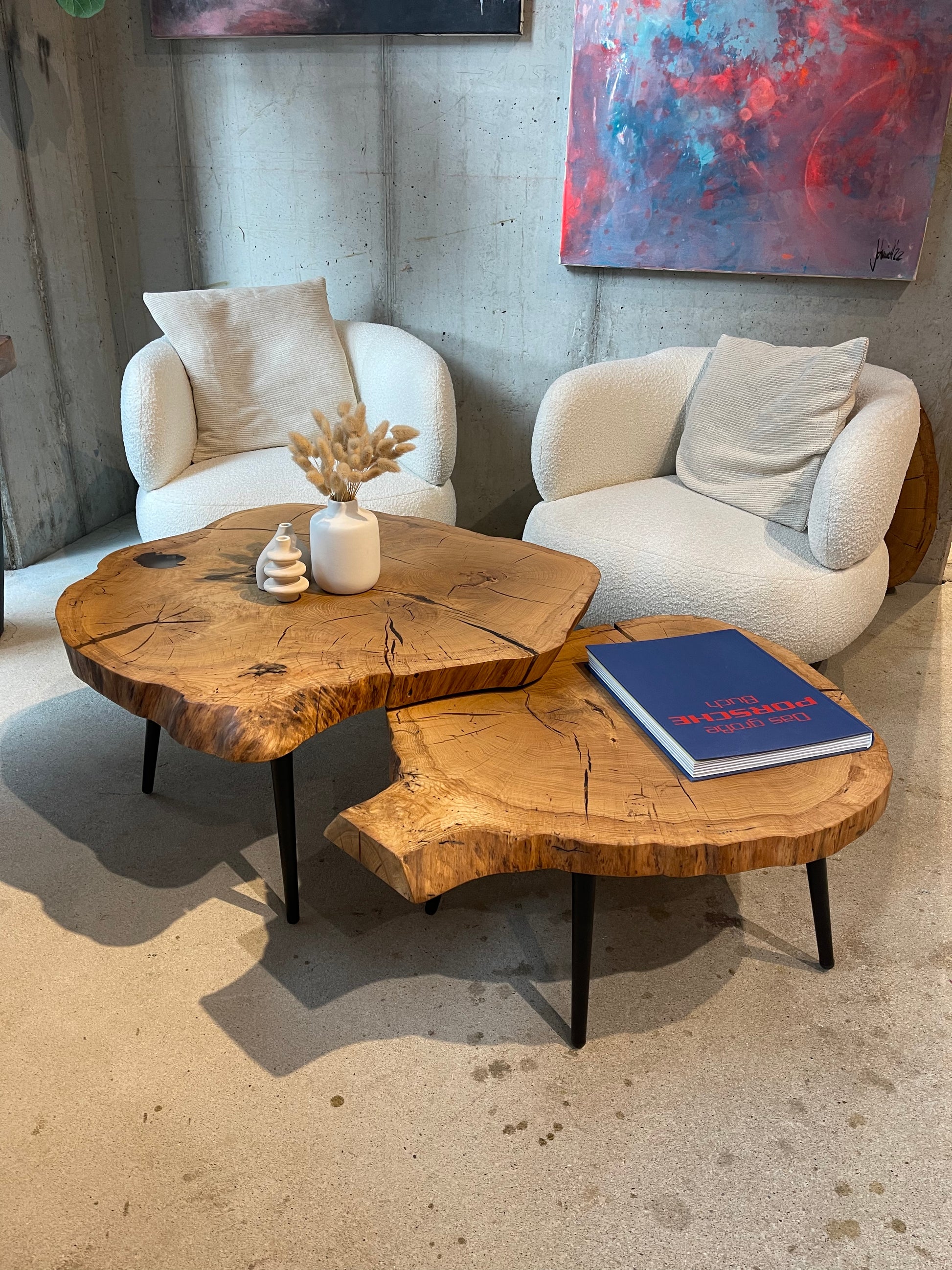 Baumscheibentisch | Loungetisch | Couchtisch 