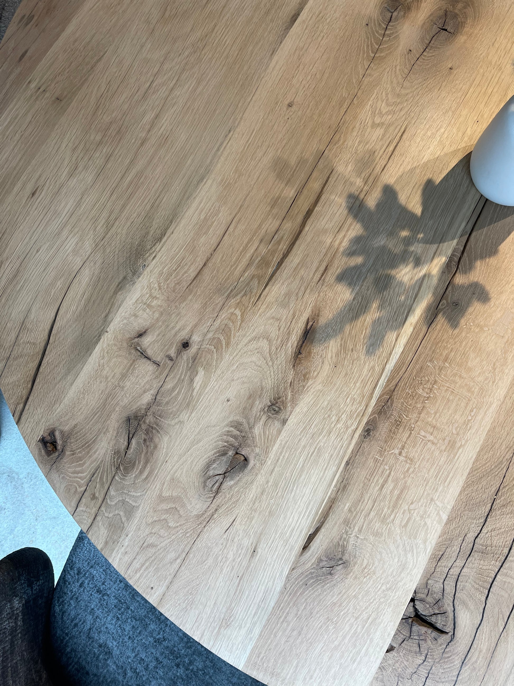 Massivholztisch rund Holz 