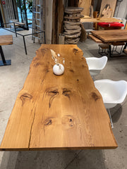 Massivholztisch Eiche Butterfly | Esstisch Eiche gespiegelt