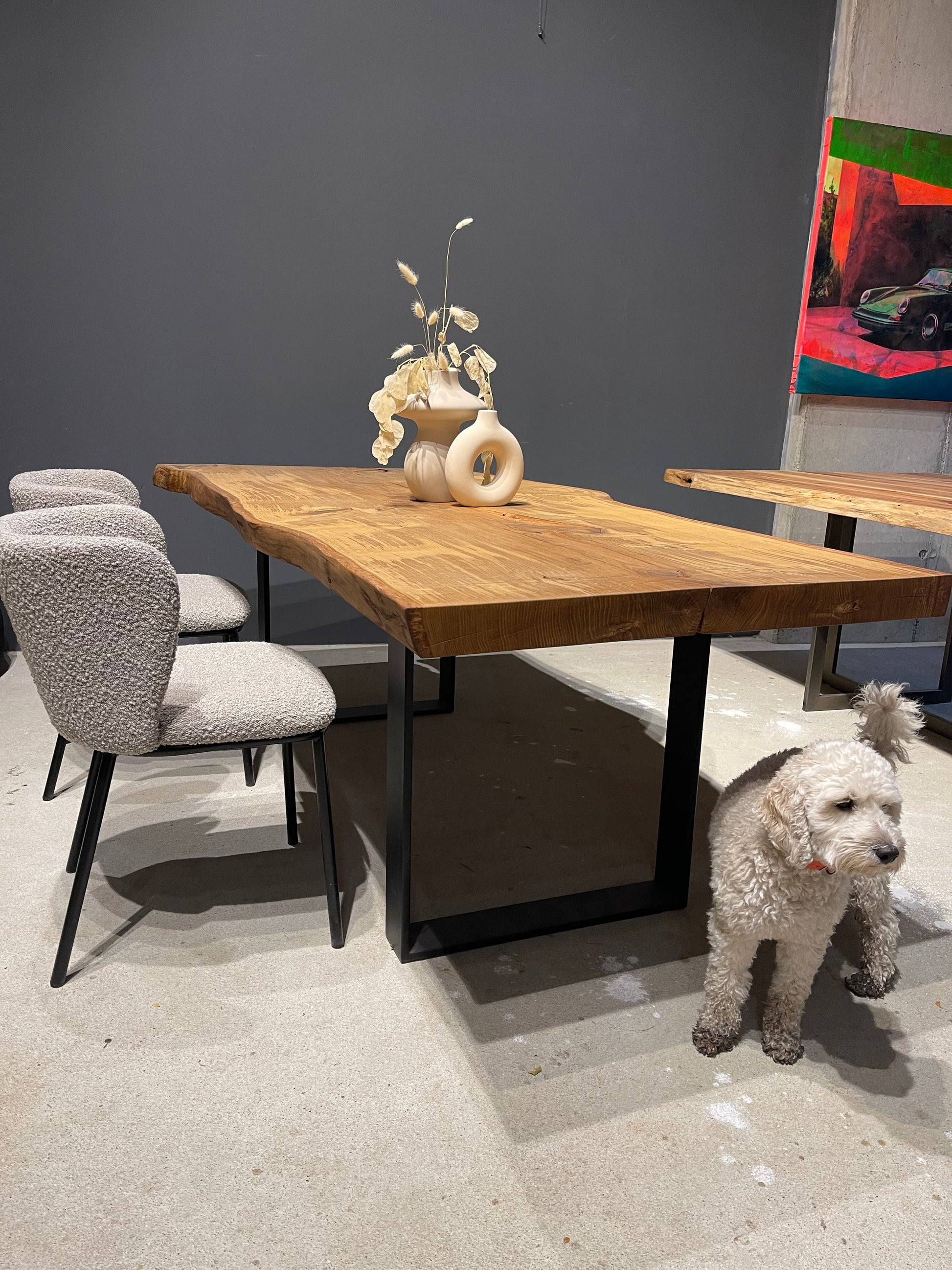 Baumtisch Eiche aus einem Stück | Holzwerk Hamburg 