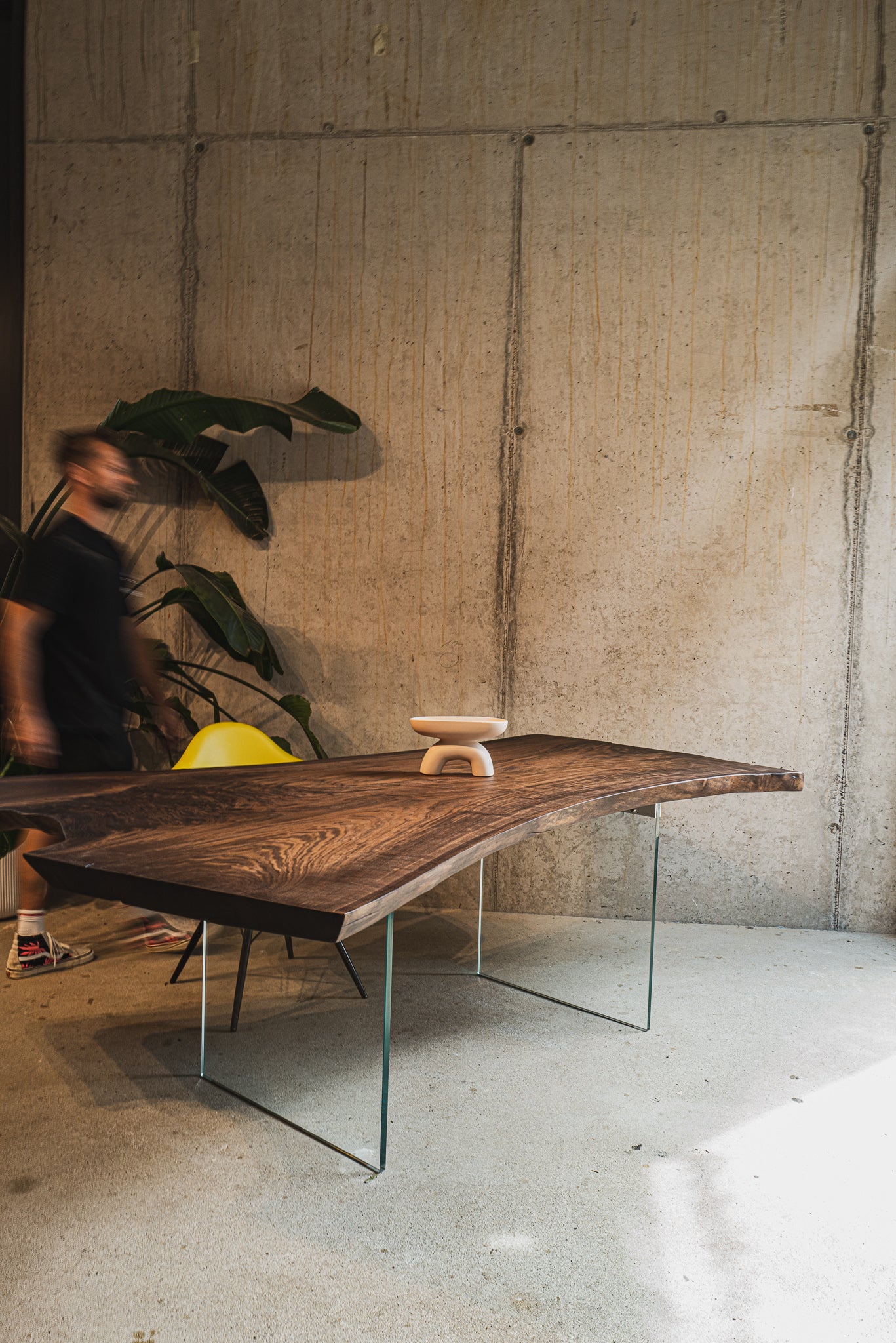 Table Walnut one piece 