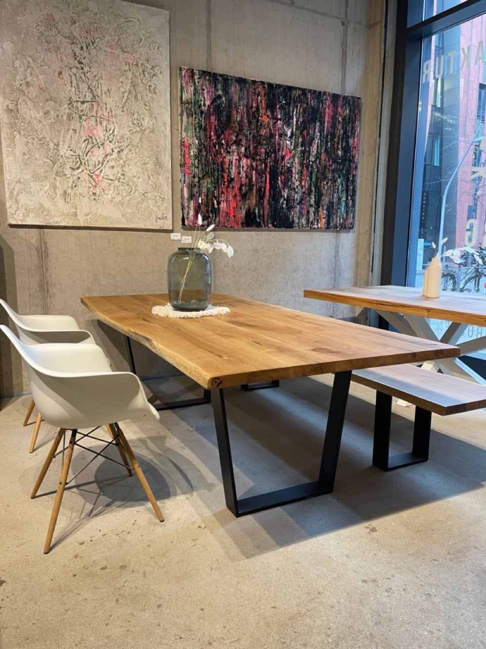 Eichentisch  mit Natürlicher Baumkante | Holzwerk Hamburg