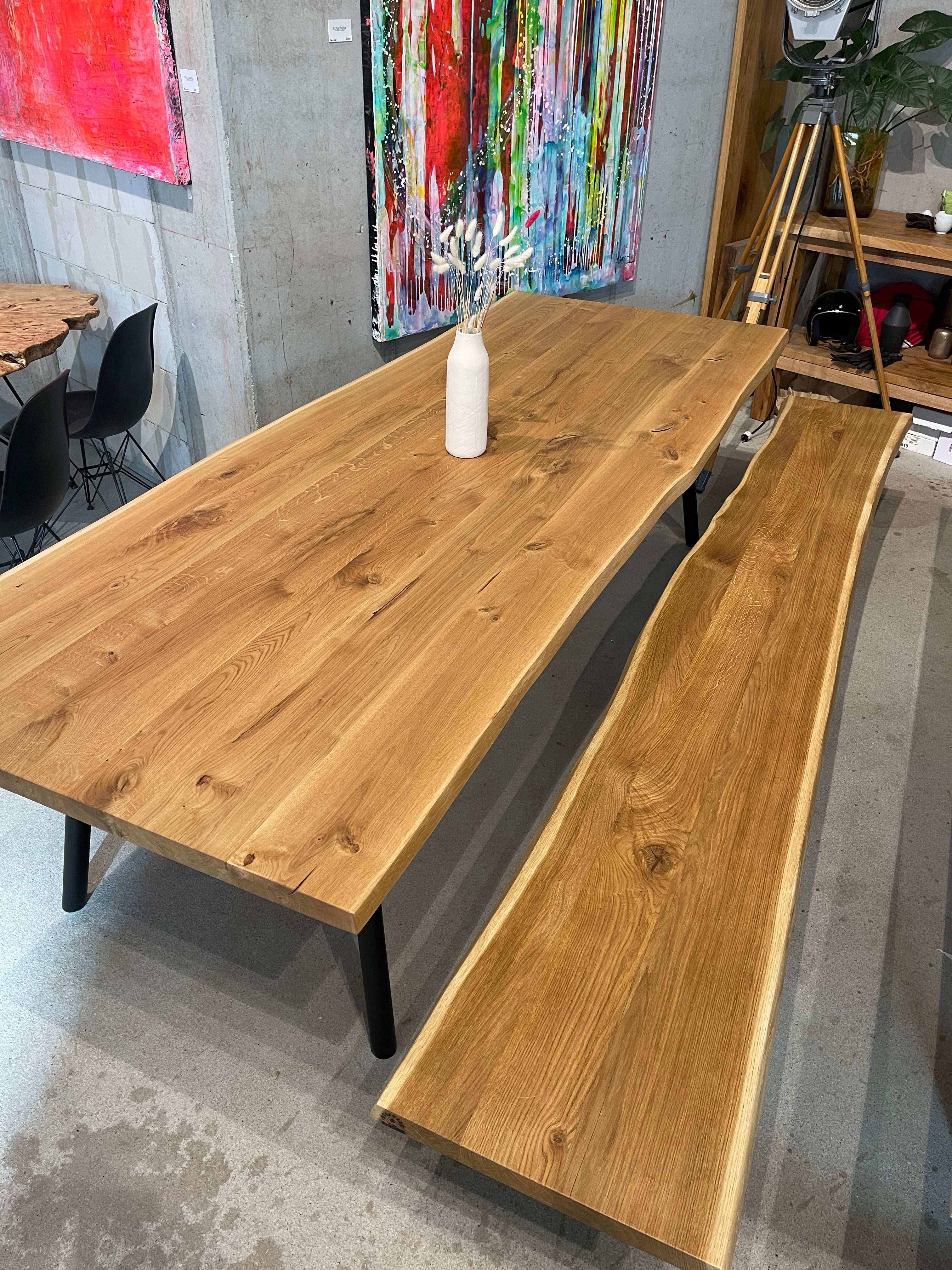 Esstisch Eiche Baumkante 