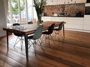 Rustikaler Altholztisch | Klassische Tischbeine | Holzwerk Hamburg