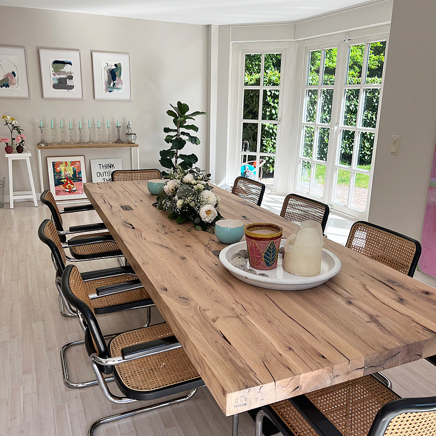 Heller Holztisch Rustikal | Holzwerk Hamburg