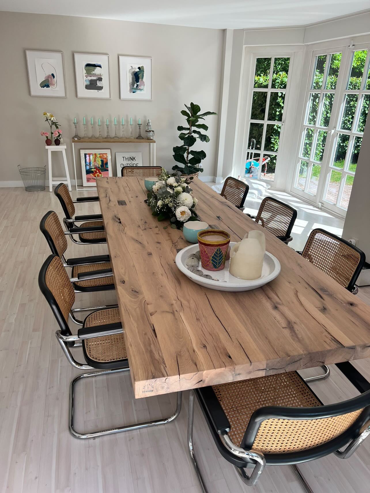 Heller Holztisch Rustikal | Holzwerk Hamburg