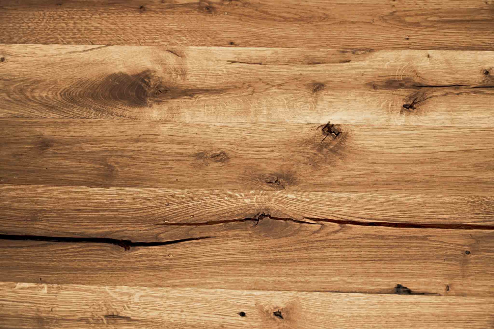 Holztisch Rustikal Eiche Altholz | Holzwerk Hamburg