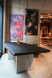 Esstisch schwarz Tisch Mamor 