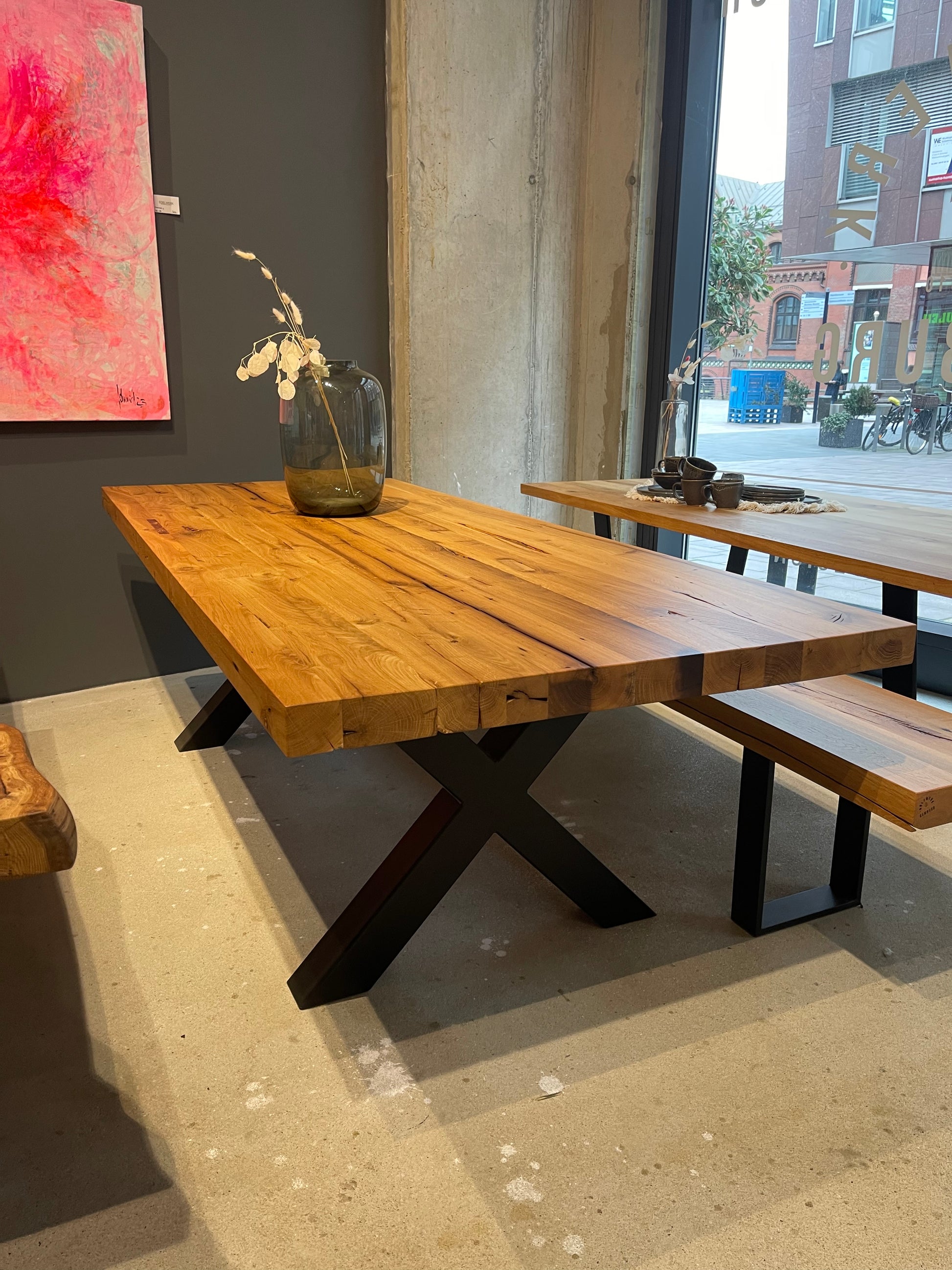 Holztisch Eiche rustikal | Holzwerk Hamburg 