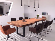 Baumtisch aus einem Stück Zeder | Holzwerk Hamburg