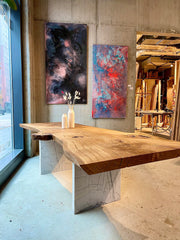 Monolith Holztisch Eiche | Holzwerk Hamburg 